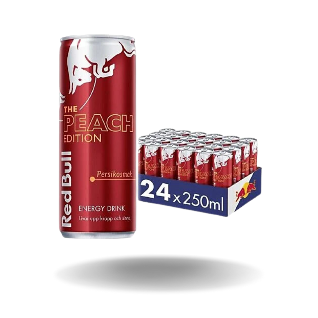 24x Red Bull Persikosmak Edition 250ml