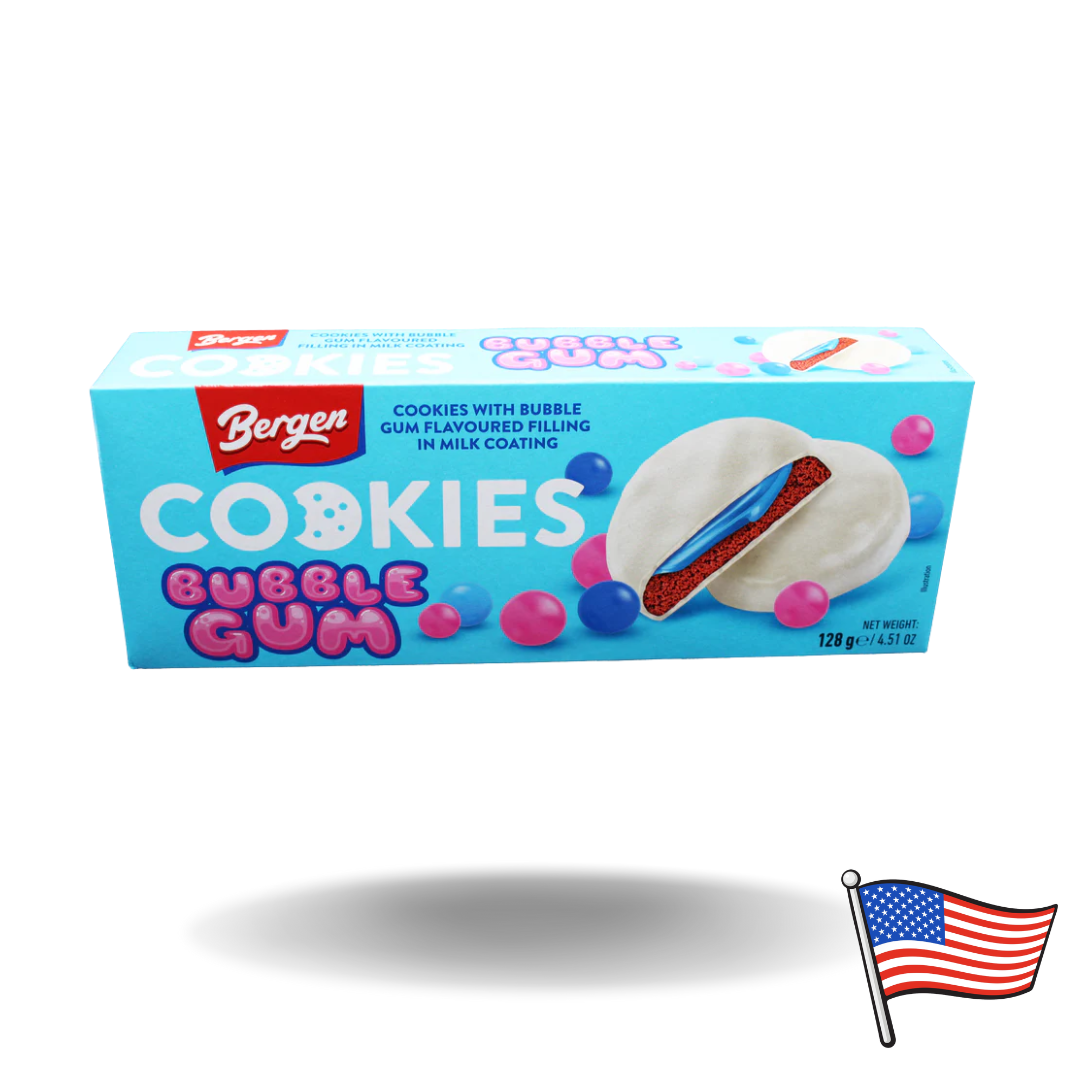 Bergen Cookies Bubble Gum 128g
