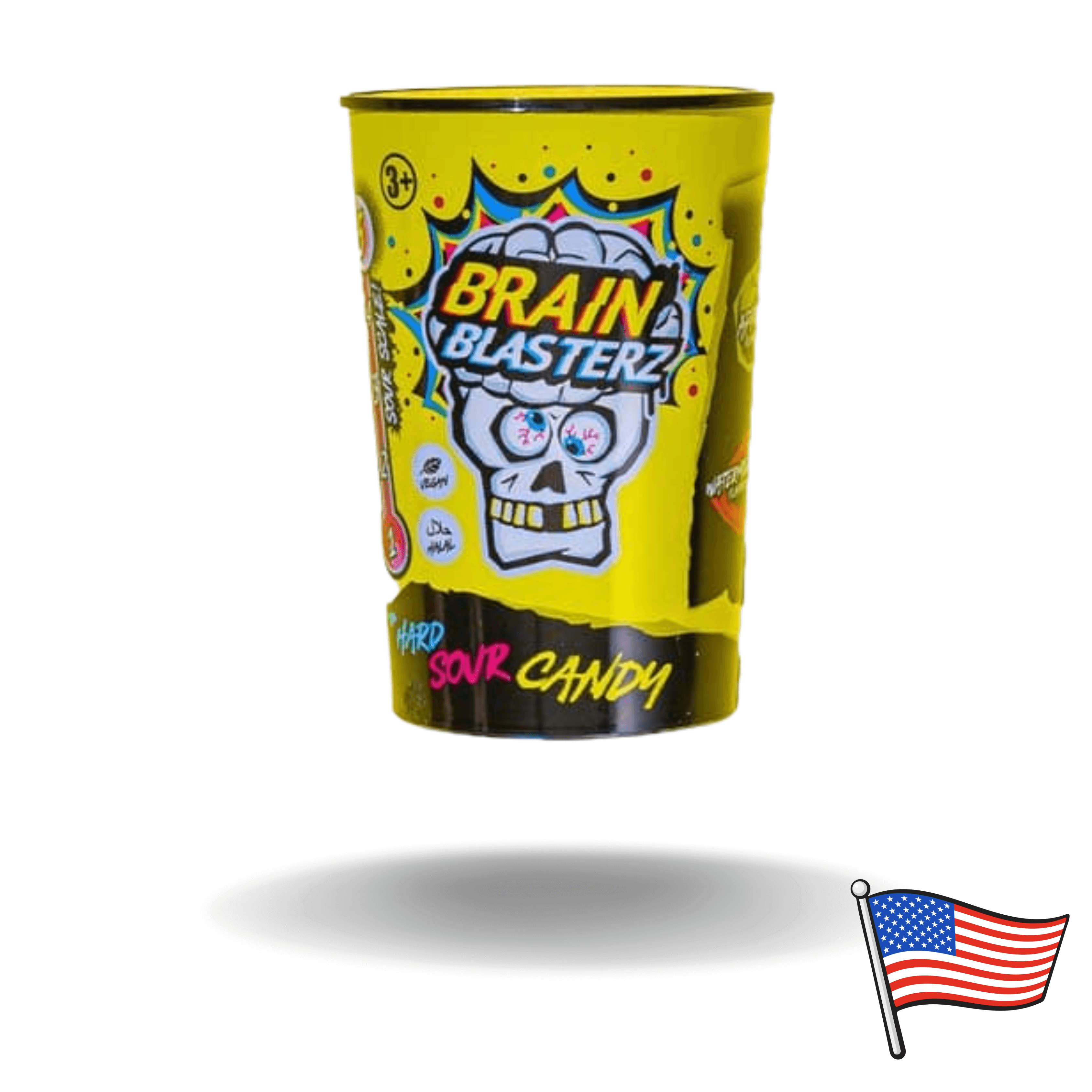 Brain Blasterz Hard Super Sour Candy 38g