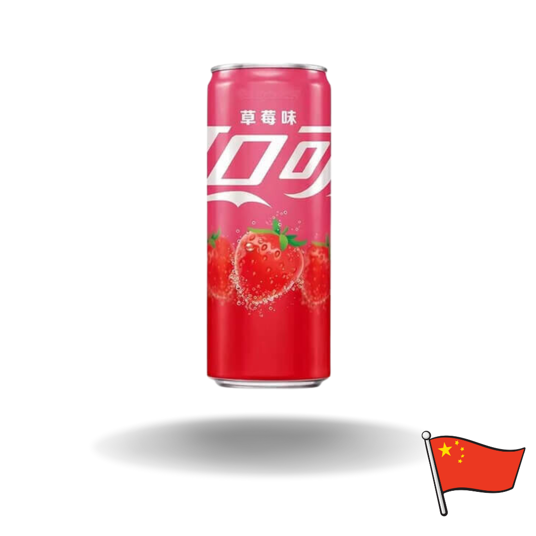 Coca Cola Strawberry 300ml China MHD: 12/24
