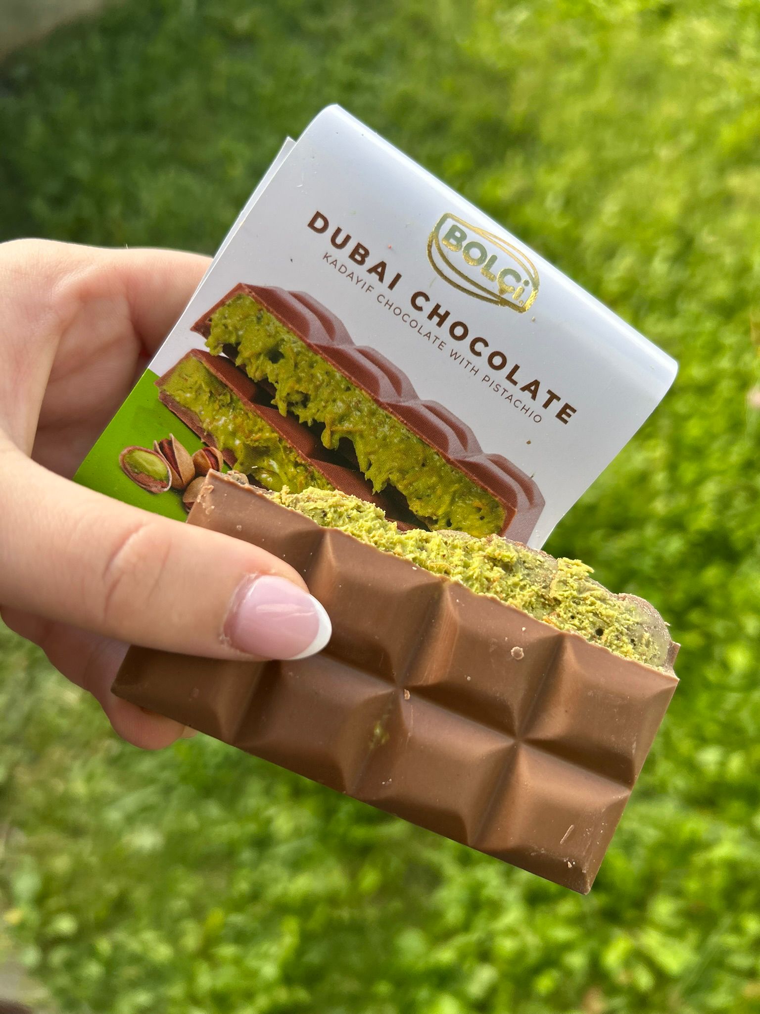 Dubai Schokolade Pistazie und Kadayif 100g