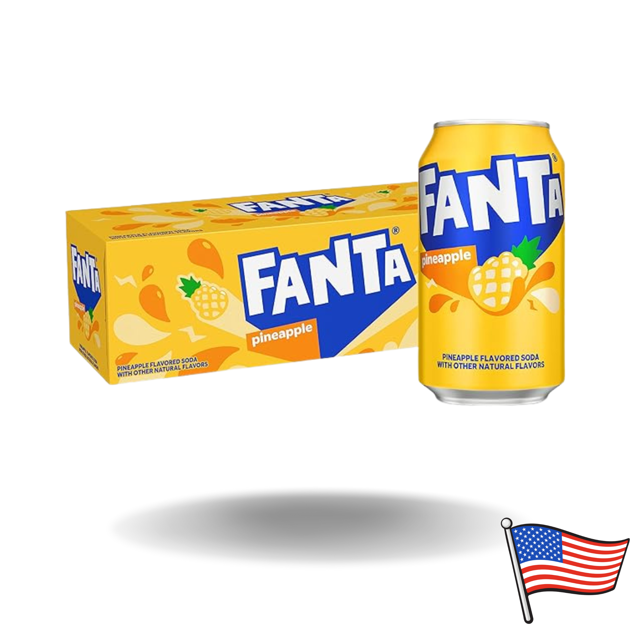 12er Pack Fanta Pineapple USA 355ml