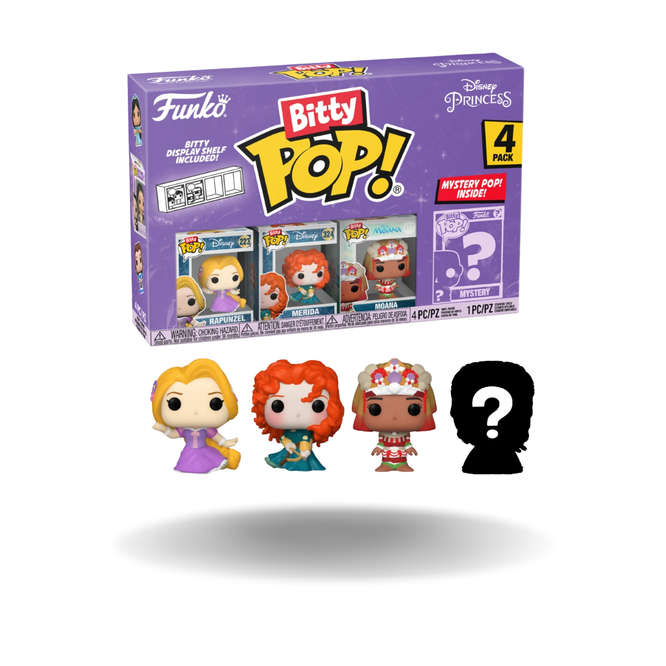 Funko Bitty POP! Disney Princess 4-Pack