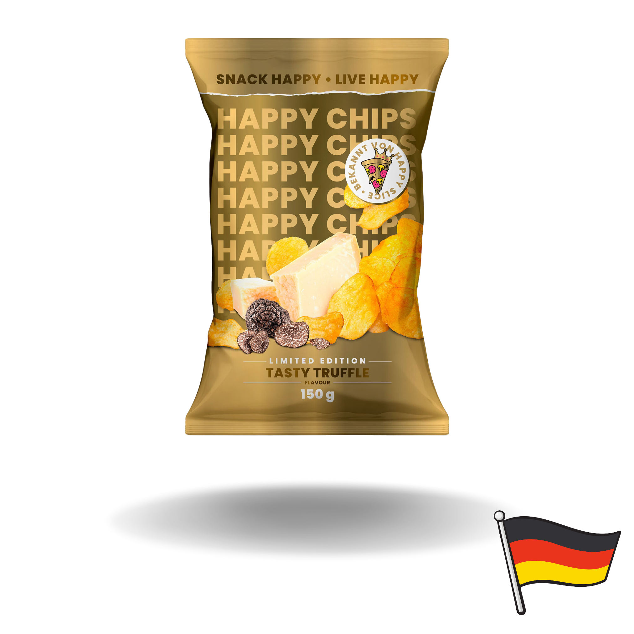 Happy Chips Tasty Truffle Limited Edition Trymacs & Knossi 150g