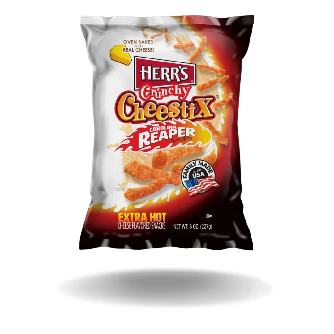 Herr´s Crunchy Cheestix Carolina Reaper 227g
