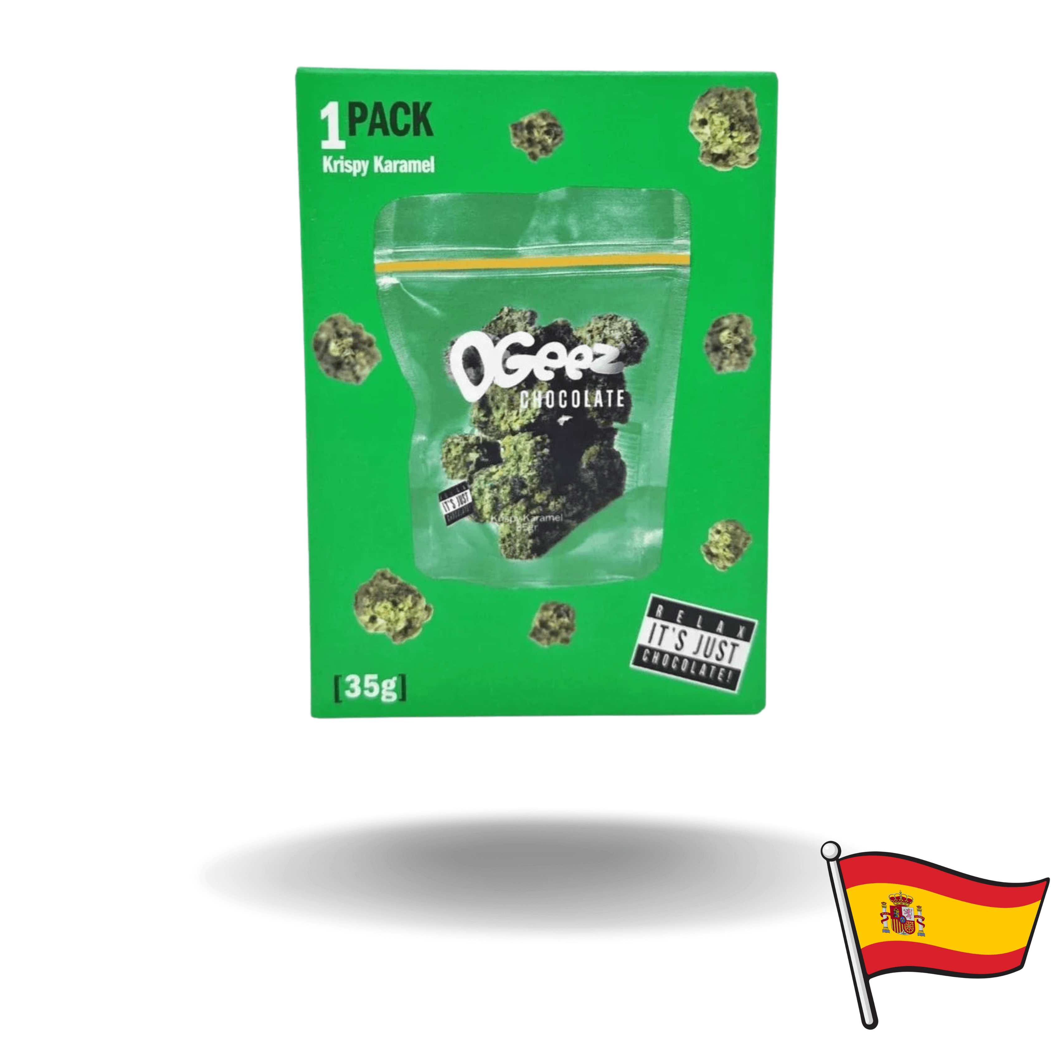 OGeez Chocolate Popping Candy ist eine aufregende Leckerei, die mit einem Knistereffekt und ihrem Cannabis ähnlichen Aussehen für eine besondere Geschmackserfahrung sorgt.