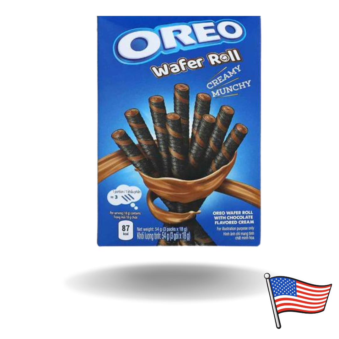 Oreo Waffle Rolls Chocolate 54g