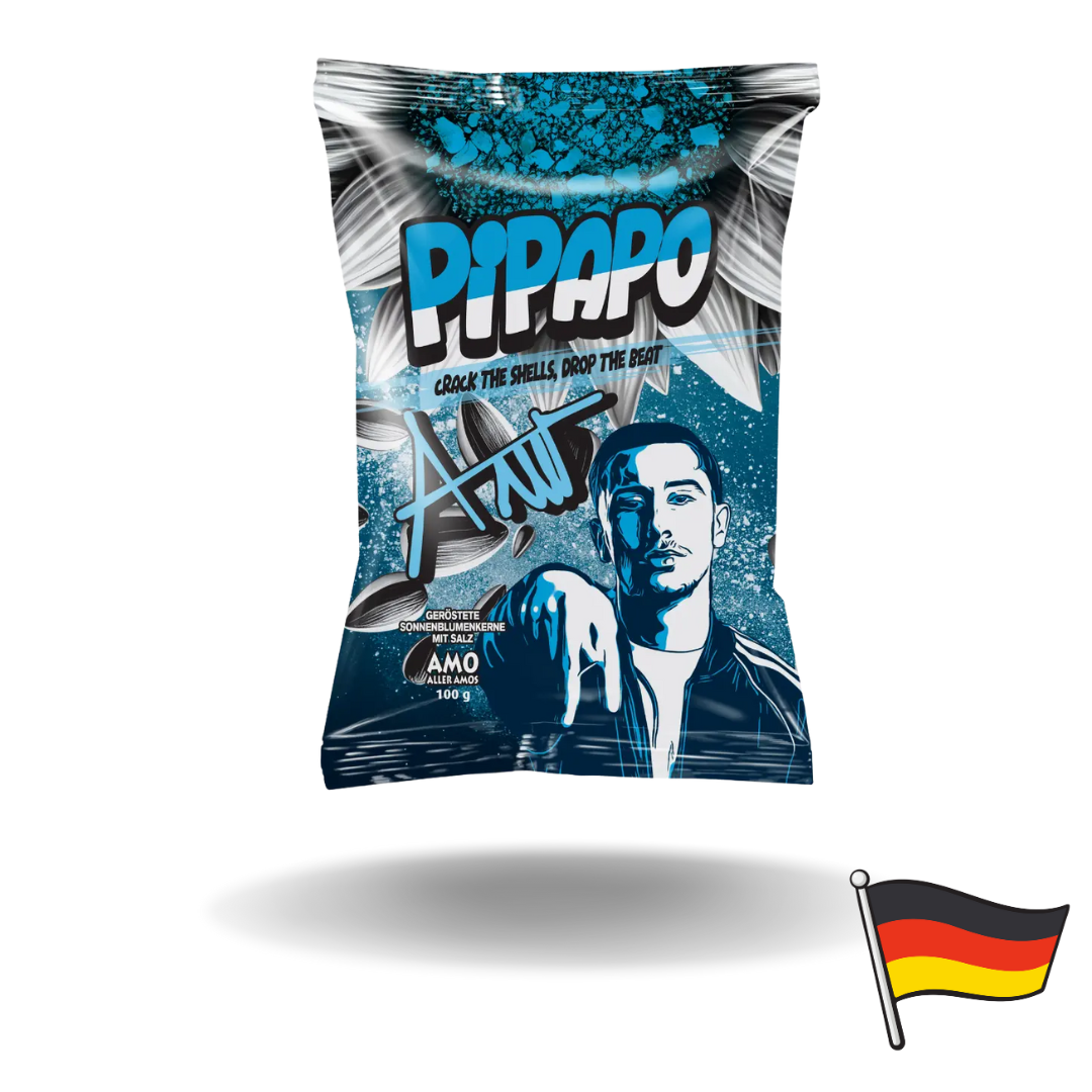 PIPAPO Sonnenblumenkerne Salted Blue 100g