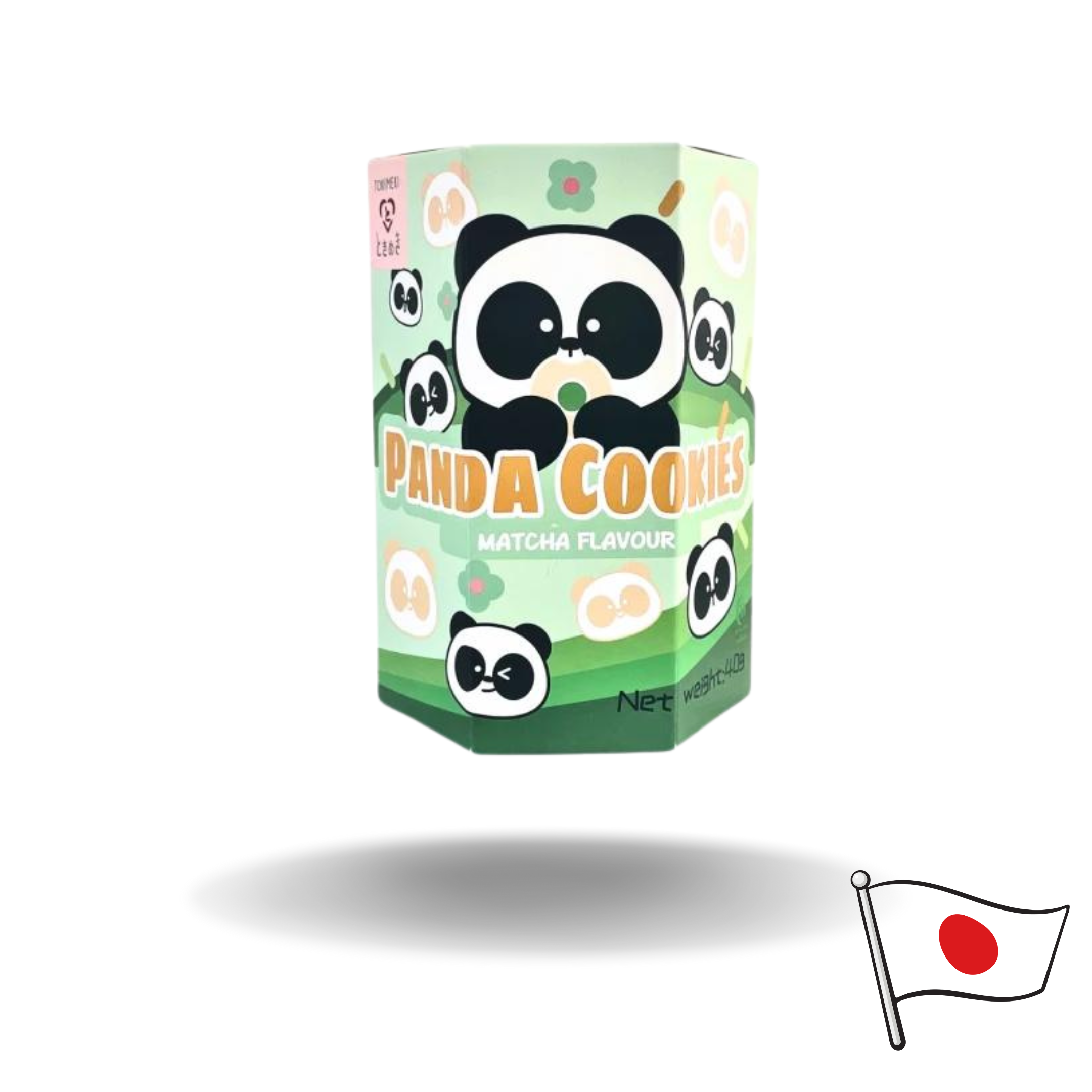 Tokimeki Panda Cookie Matcha Flavour 40g