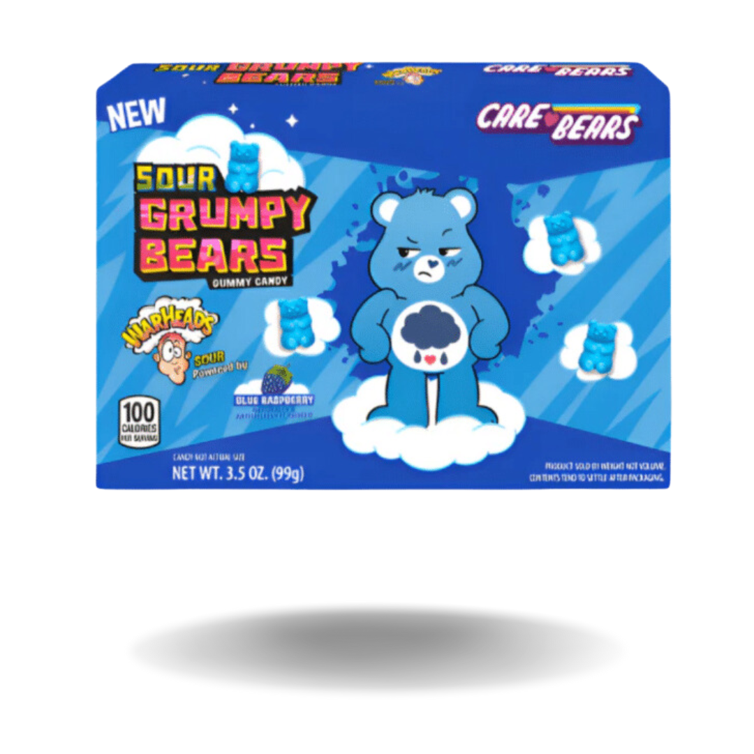 Warheads Sour Grumpy Bears Box