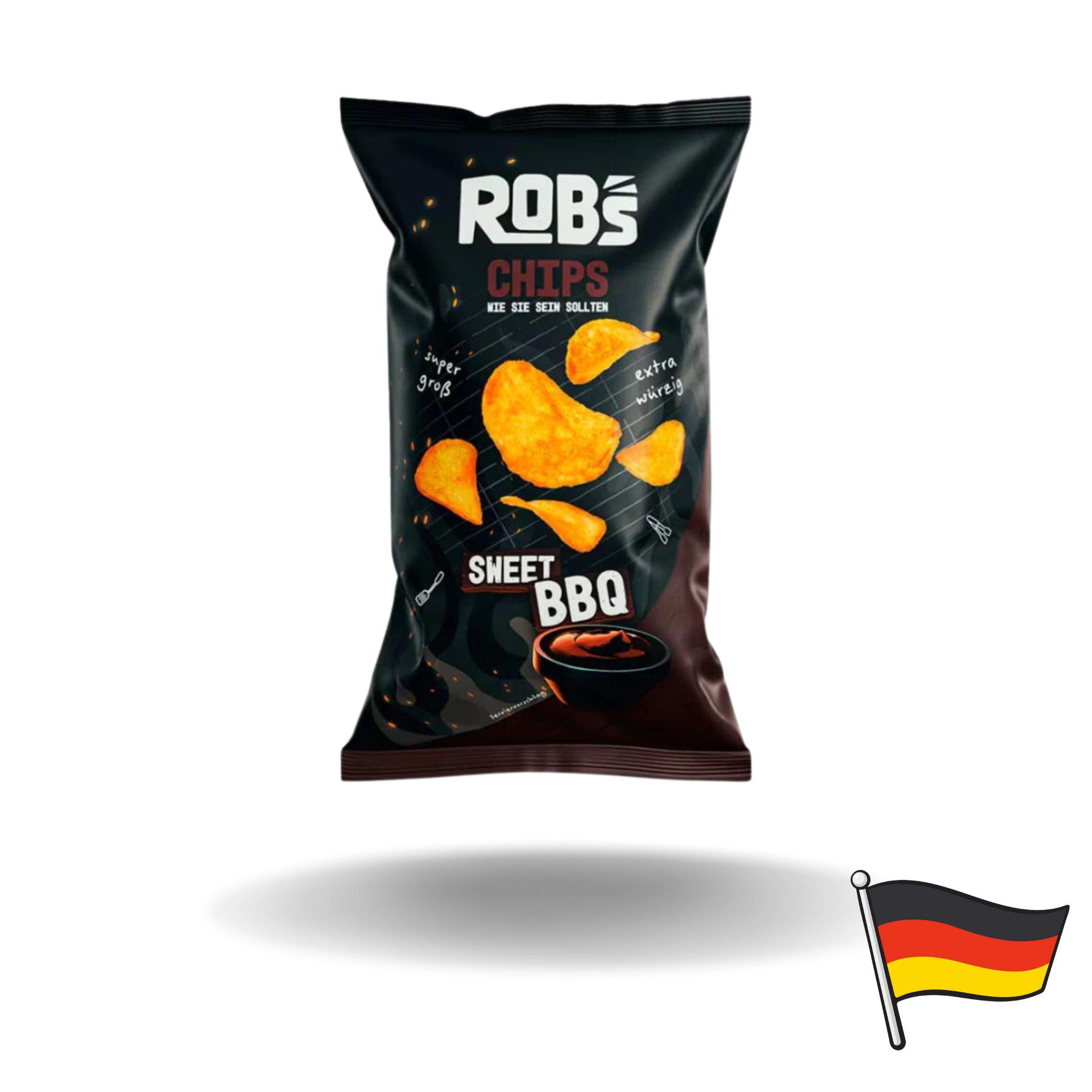 Robs Chips Sweet BBQ 120g MHD: 04.05.25