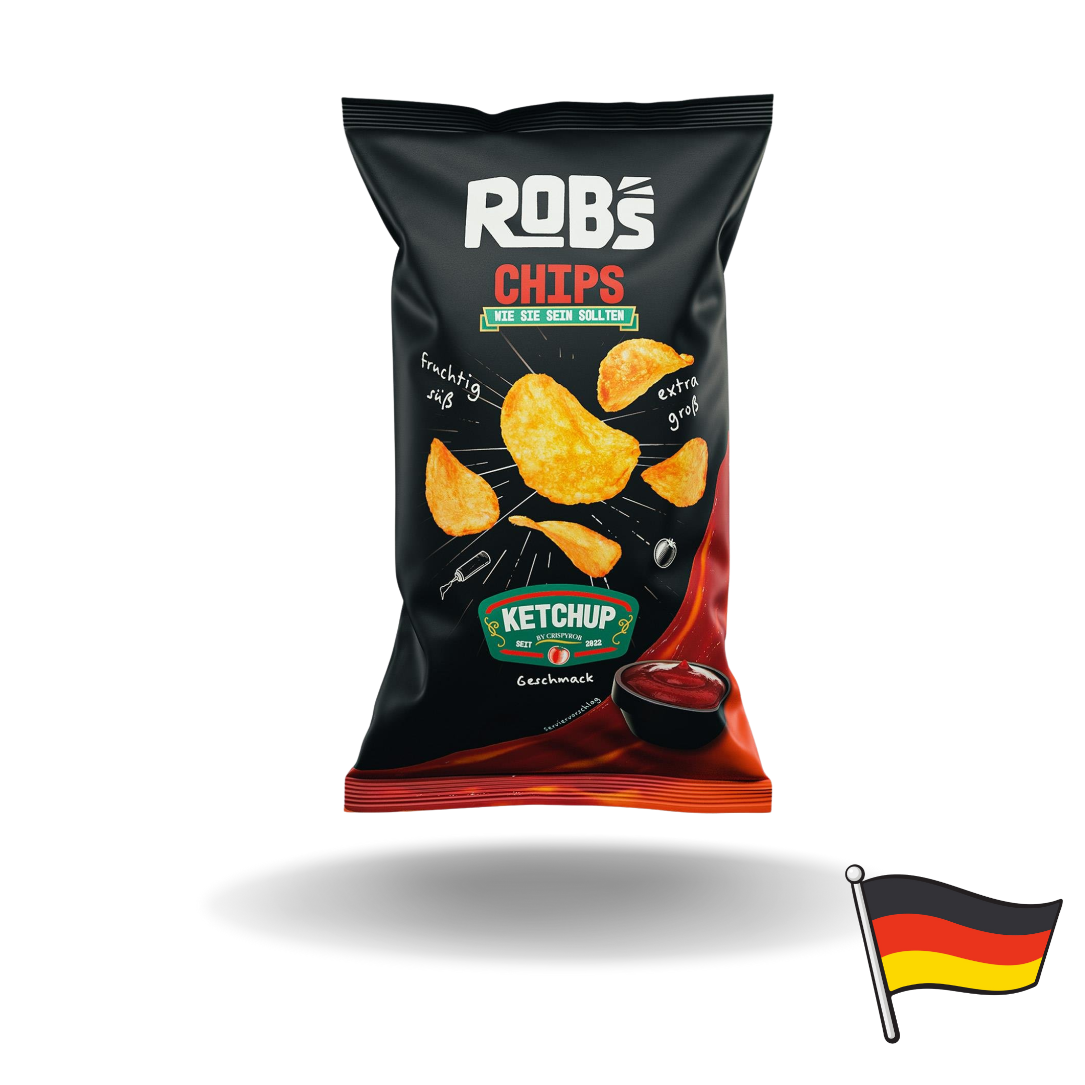 Robs Chips Ketchup 120g MHD: 03.05.25