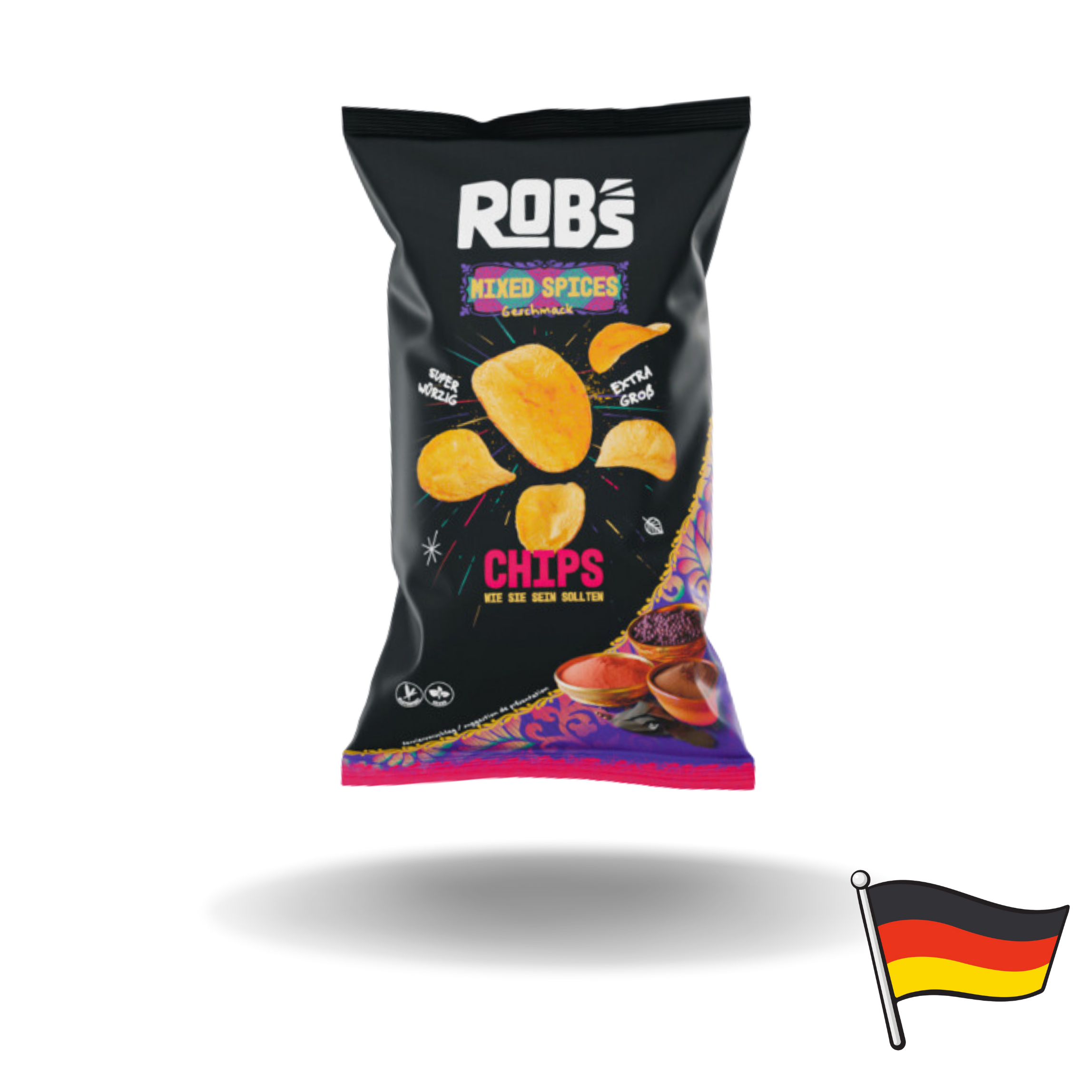 Robs Chips Mixed Spices 120g