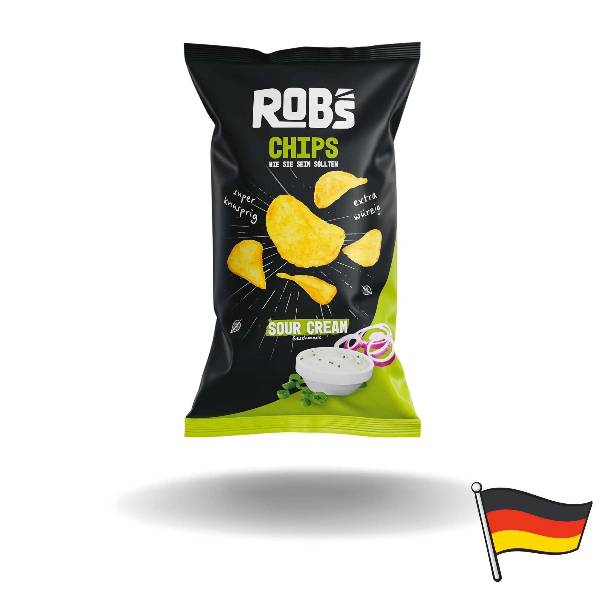 Robs Chips Sour Cream 120g MHD: 17.05.25