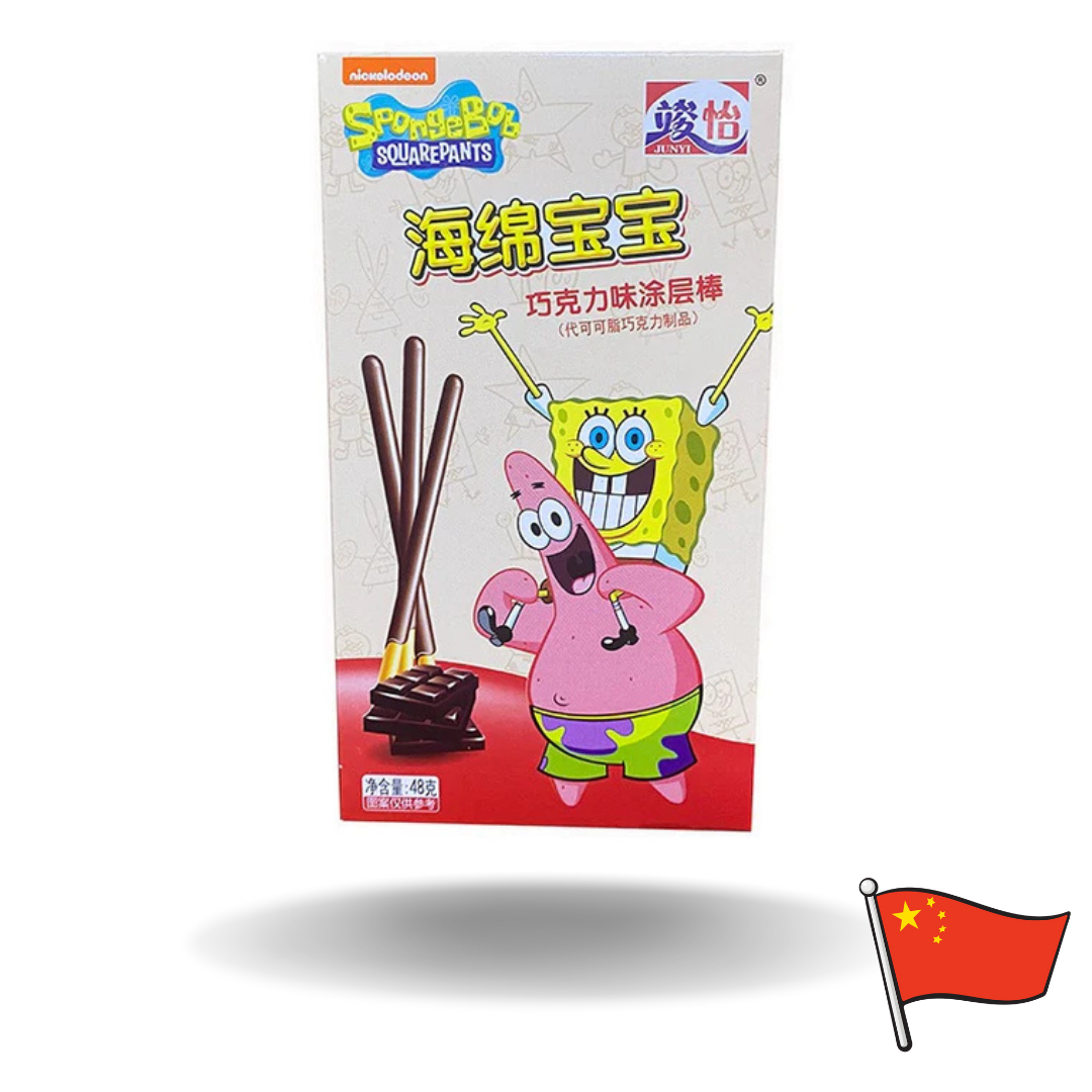 Spongebob Sticks Schokolade 48g MHD: 09.04