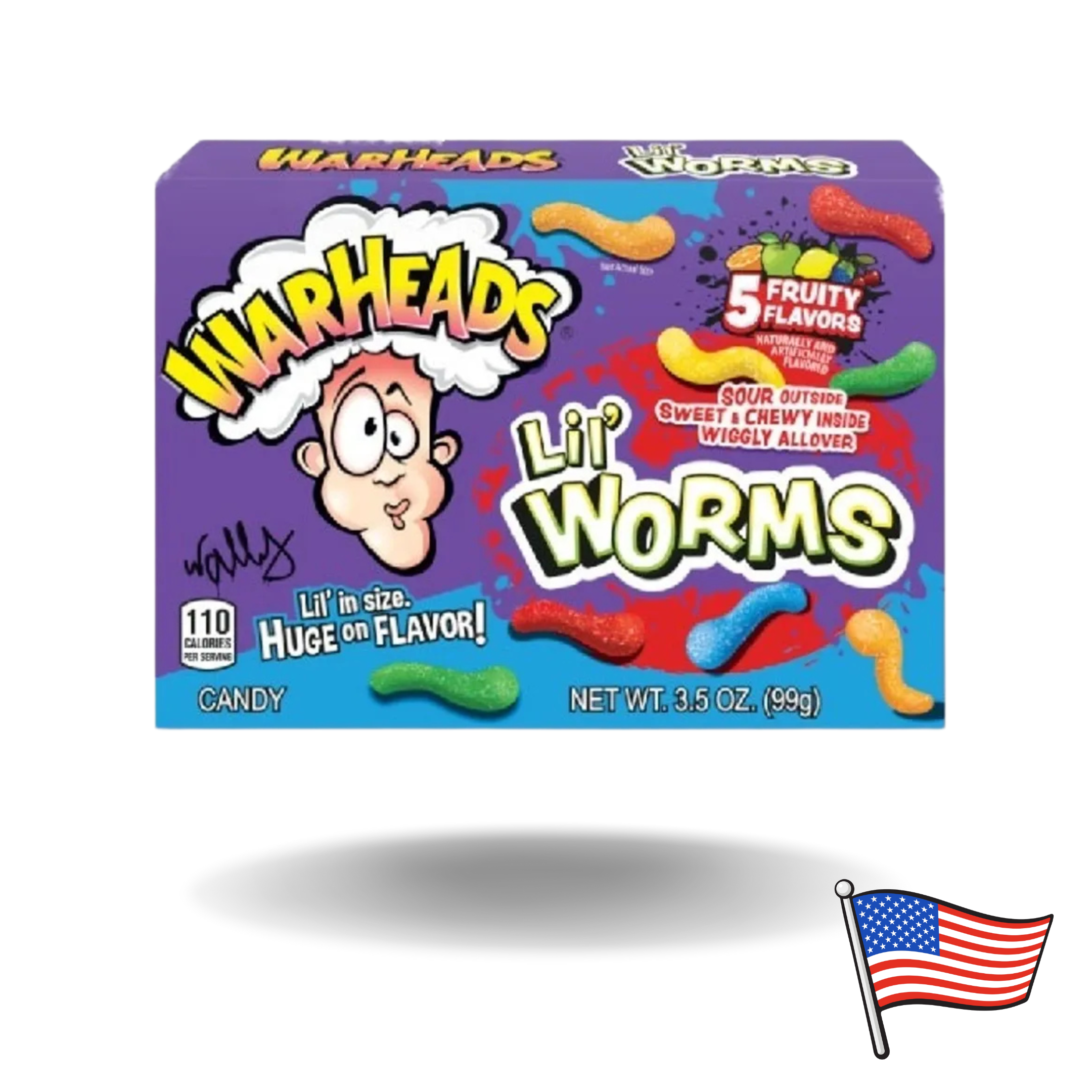 Warheads Lil´Worms 99g MHD: 10/25