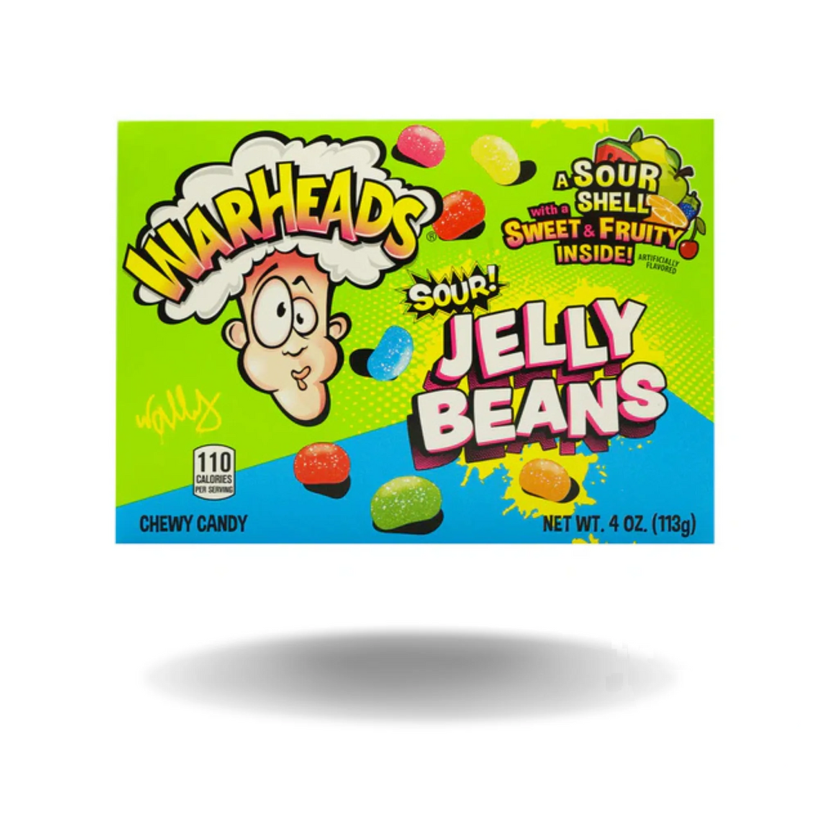 Warheads Sour Jelly Beans 113g