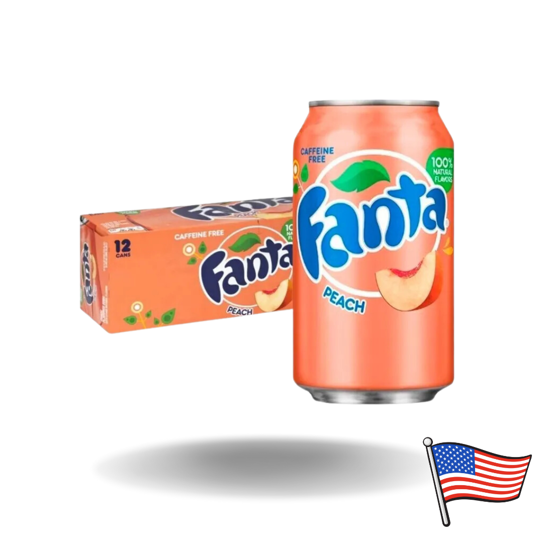 12er Pack Fanta Peach USA 355ml