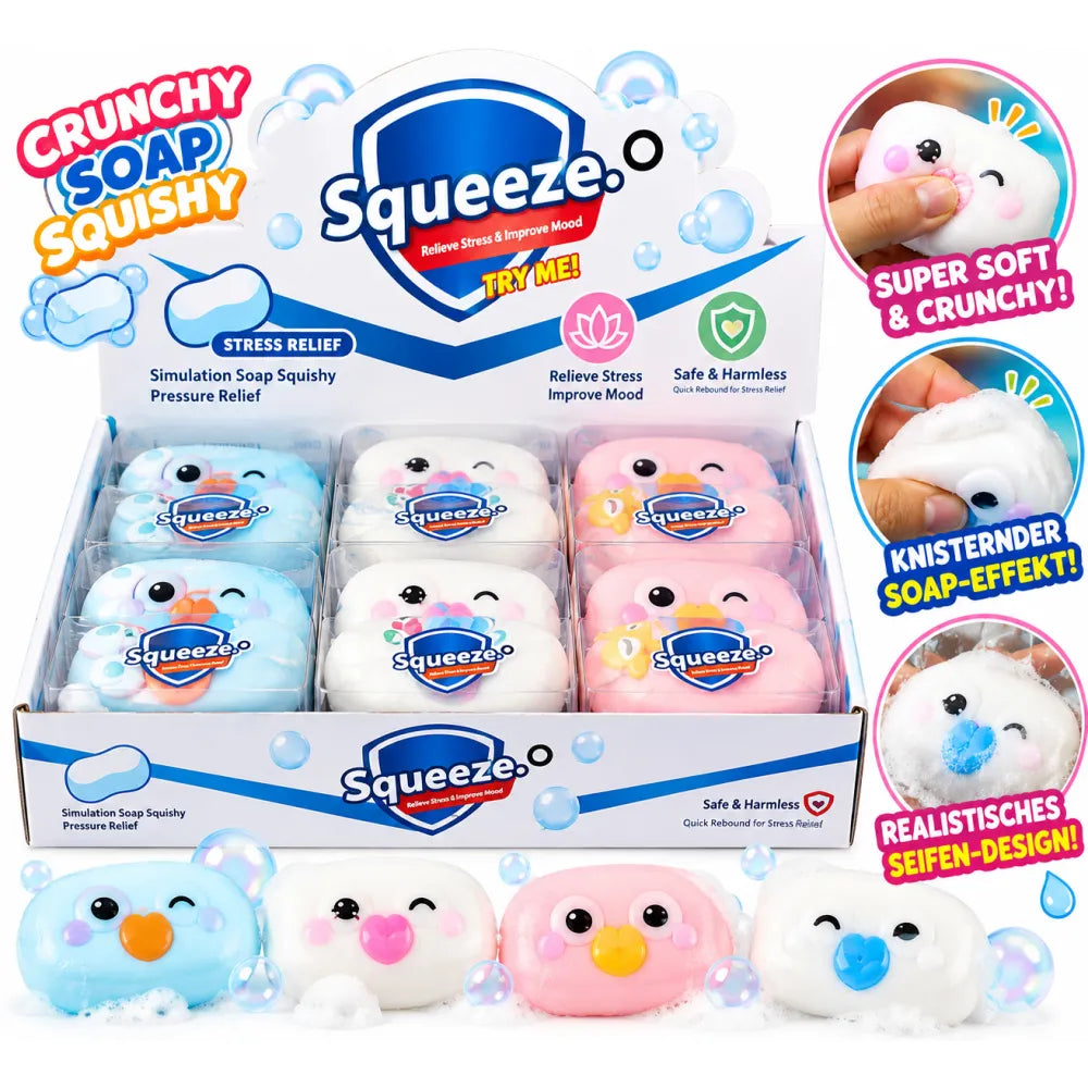 Crunchy Soap Squishy – Seife mit Gesicht