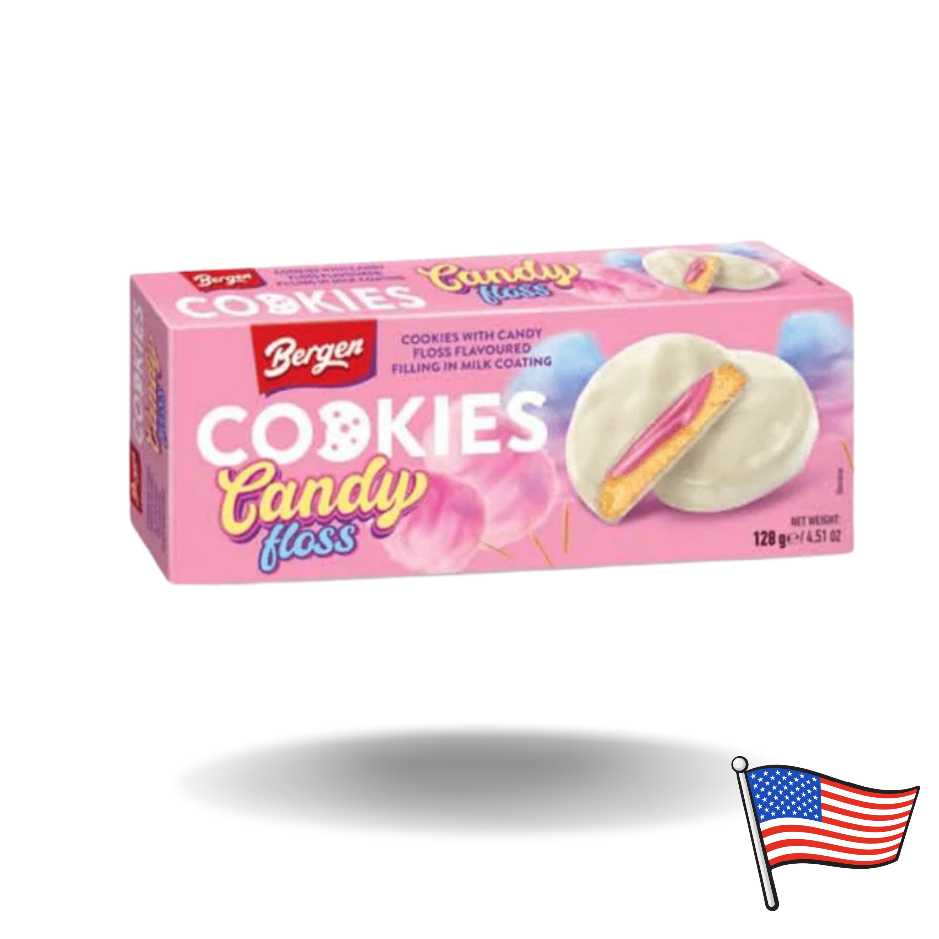 Bergen Cookies Candy Floss 128g