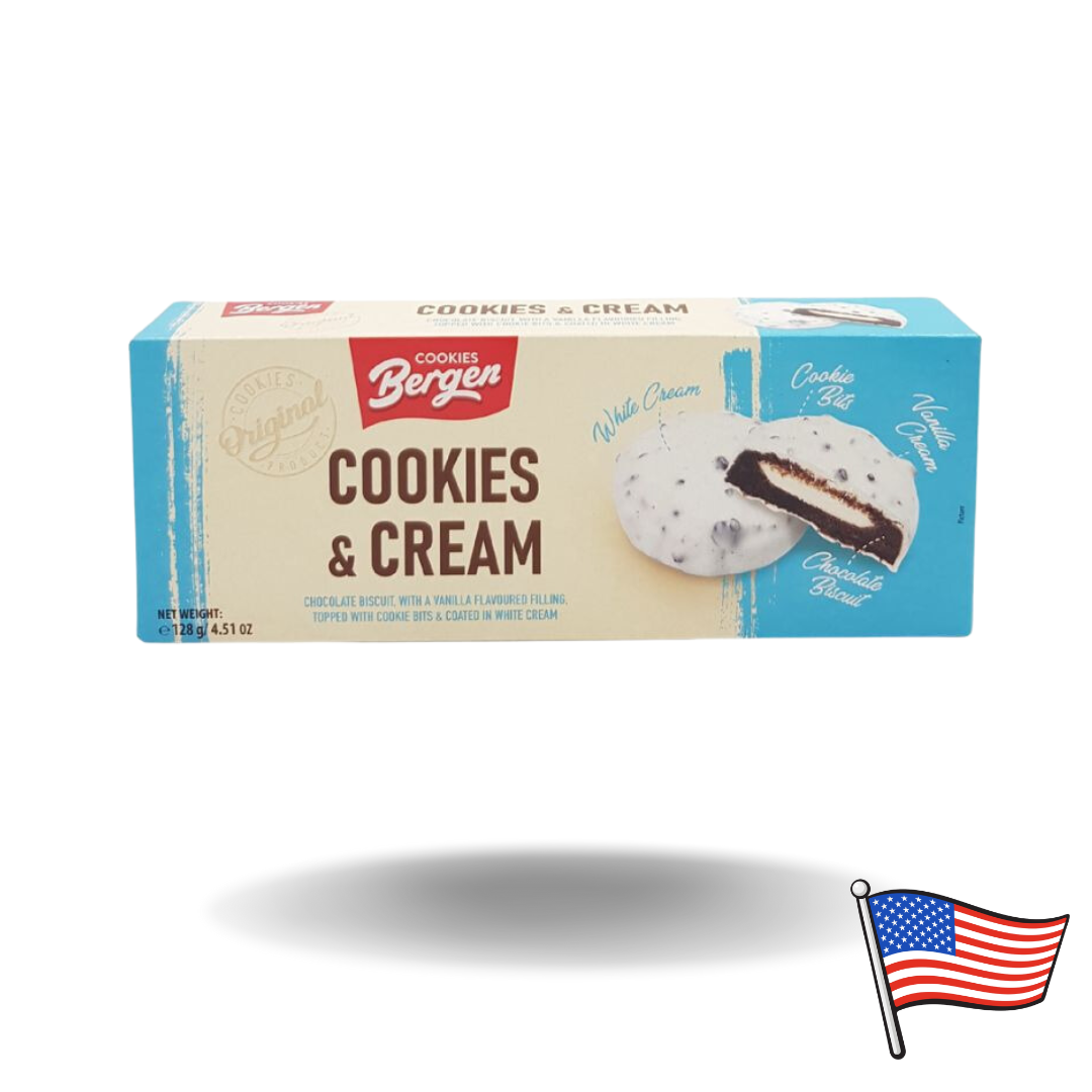 Bergen Cookies & Cream 128g