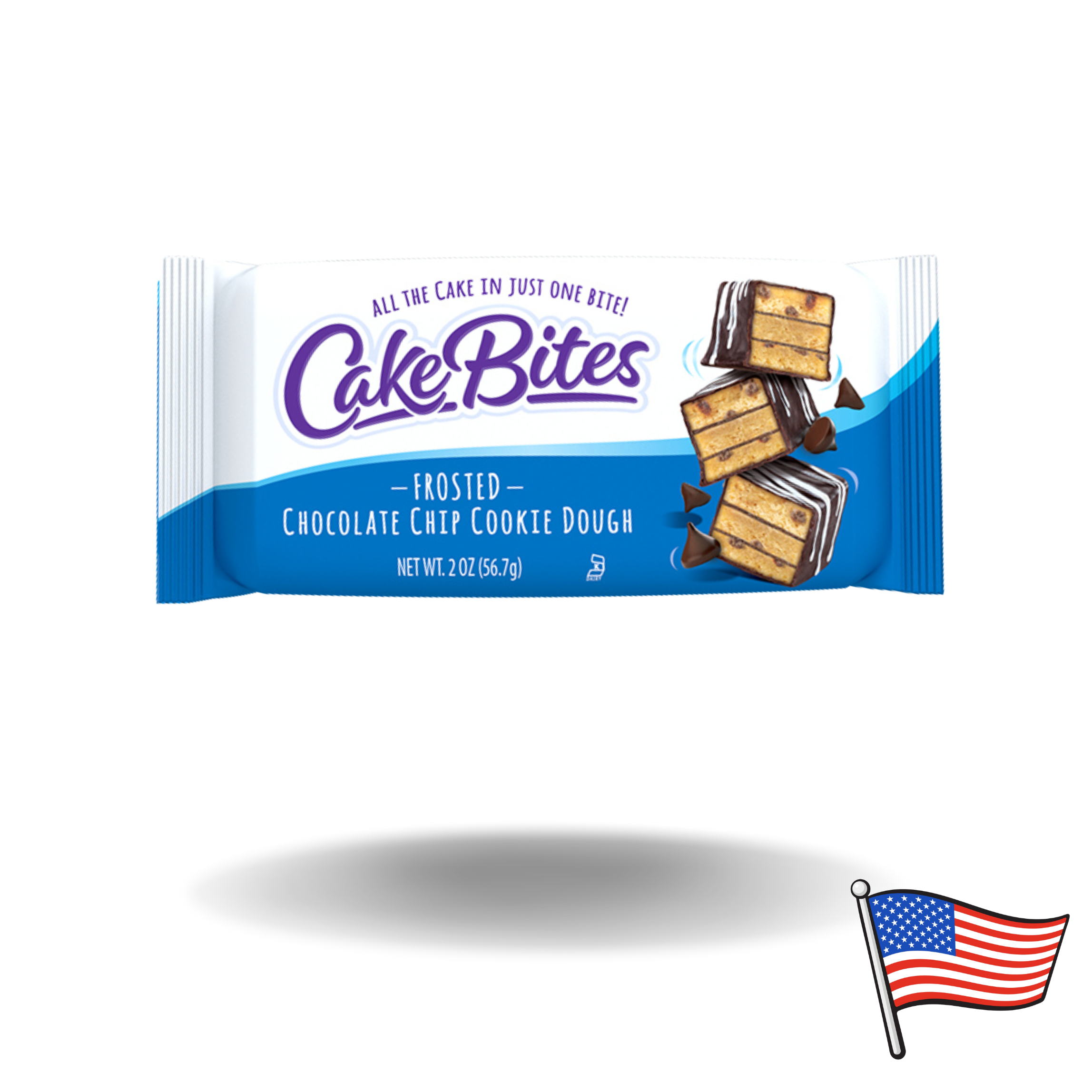 Cake Bites Frosted Chocolate Chip Cookie Dough 57g