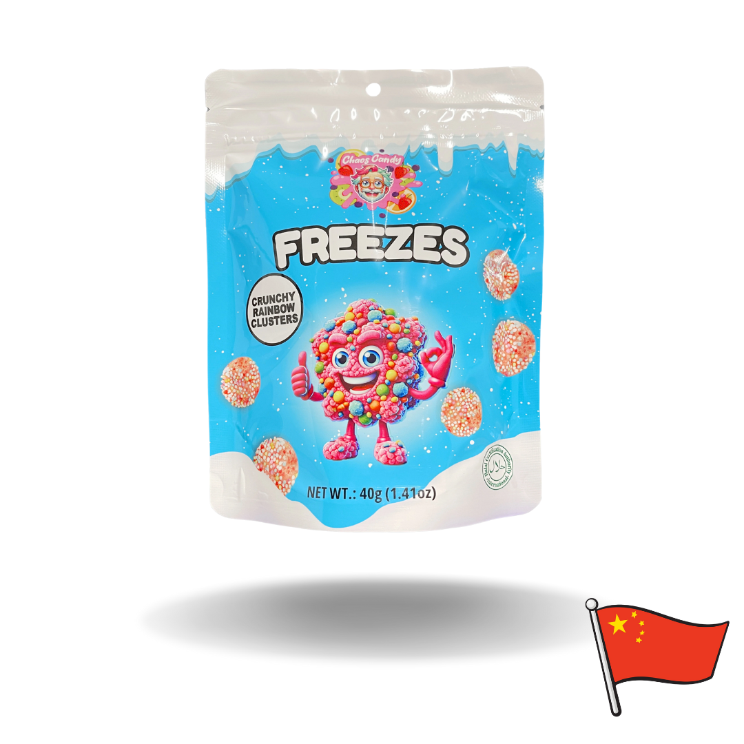 Freezes Crunchy Gummy Cluster Sky Blue 40g