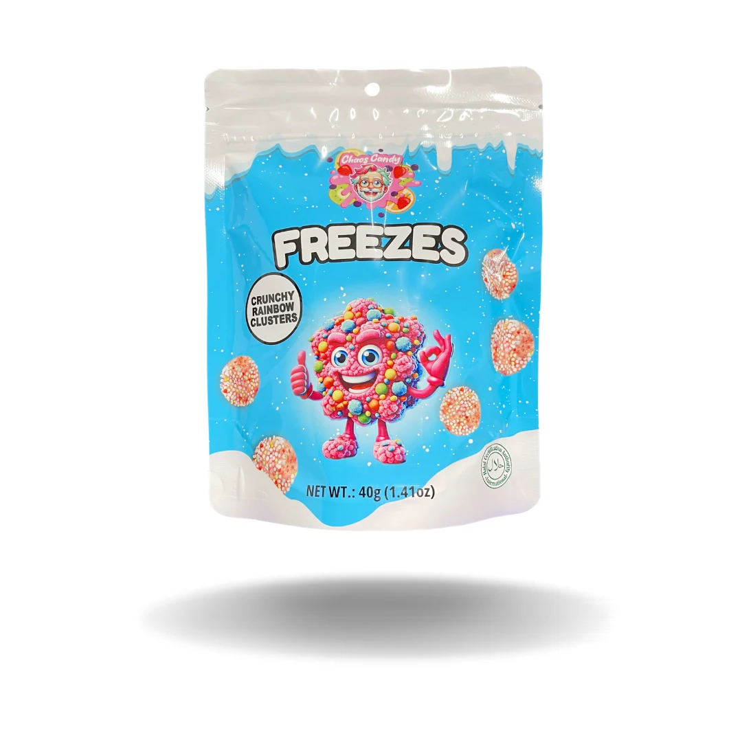 Freezes Crunchy Gummy Cluster Sky Blue 40g – gefriergetrocknete Fruchtgummis