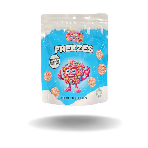 Freezes Crunchy Gummy Cluster Sky Blue 40g – gefriergetrocknete Fruchtgummis
