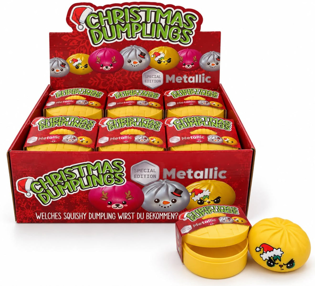 Christmas Dumplings Squishy – Metallic Special Edition