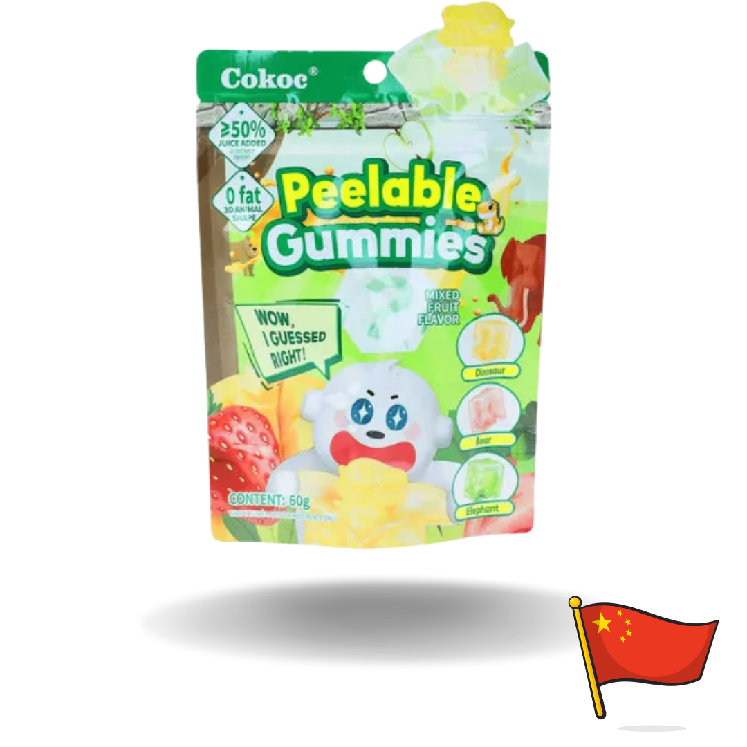 Cokoc Peeling Soft Candy Mixed Fruit 60g