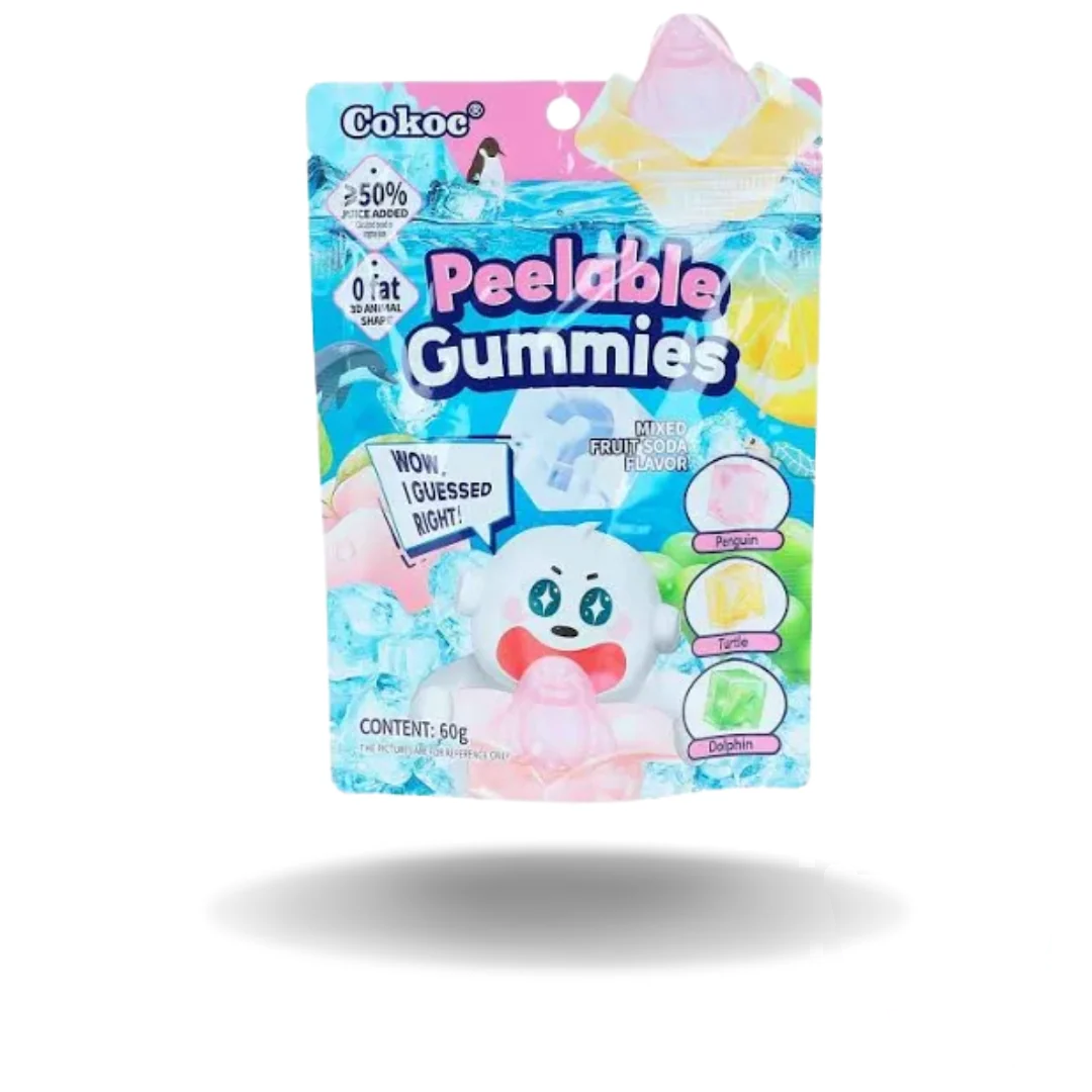 Cokoc Peeling Soft Candy Mixed Fruit Soda 60g