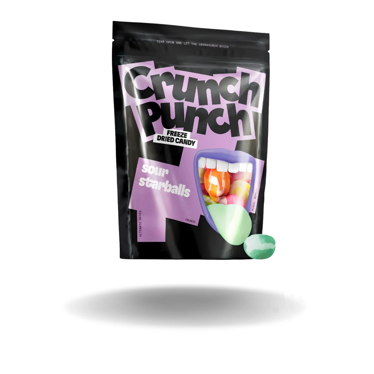 Crunch Punch Freeze-Dried Sour Starballs 100g
