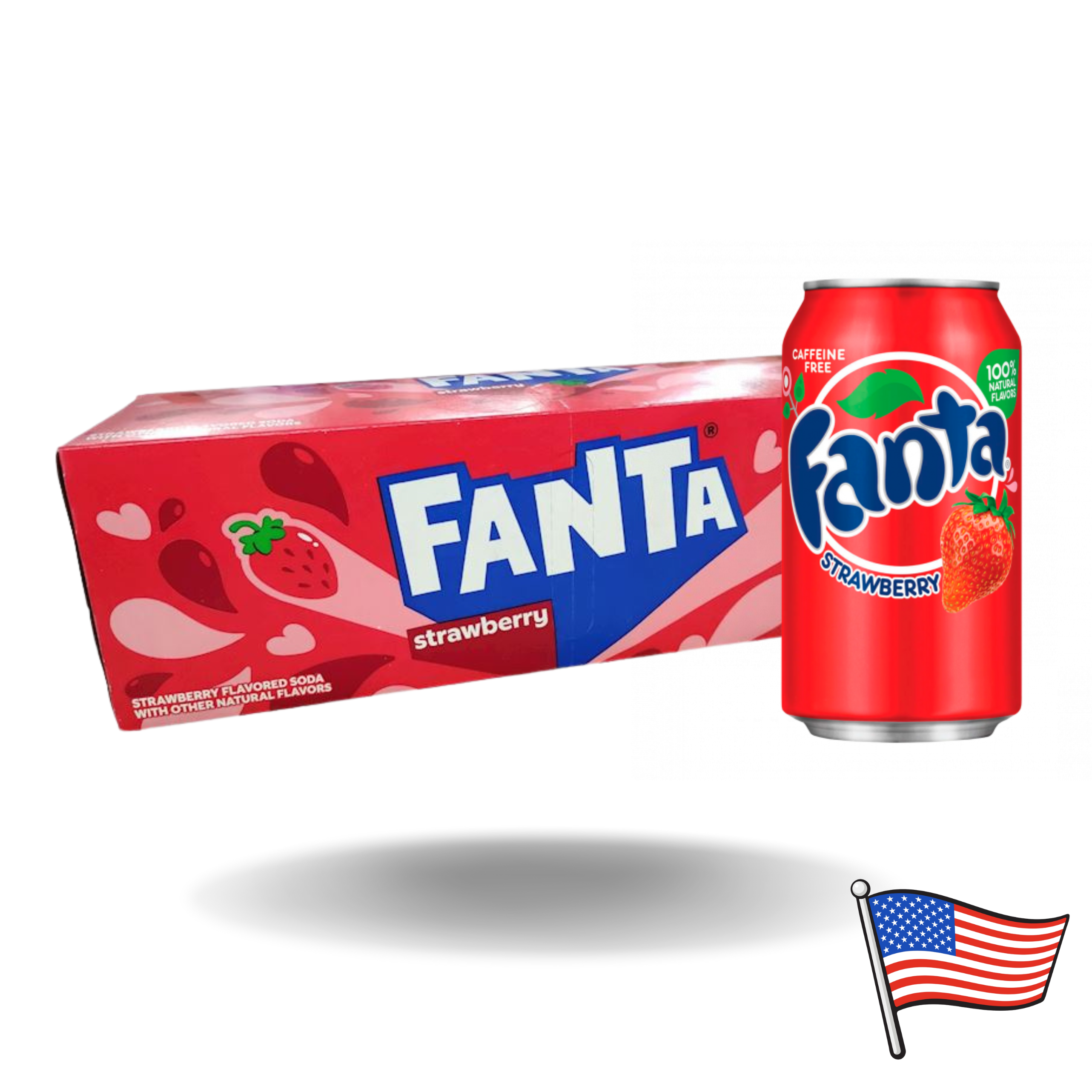 12er Pack Fanta Strawberry USA 355ml
