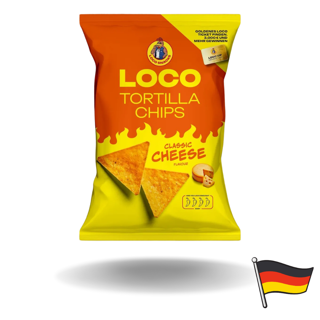 Loco Tortilla Chips Classic Cheese 100g
