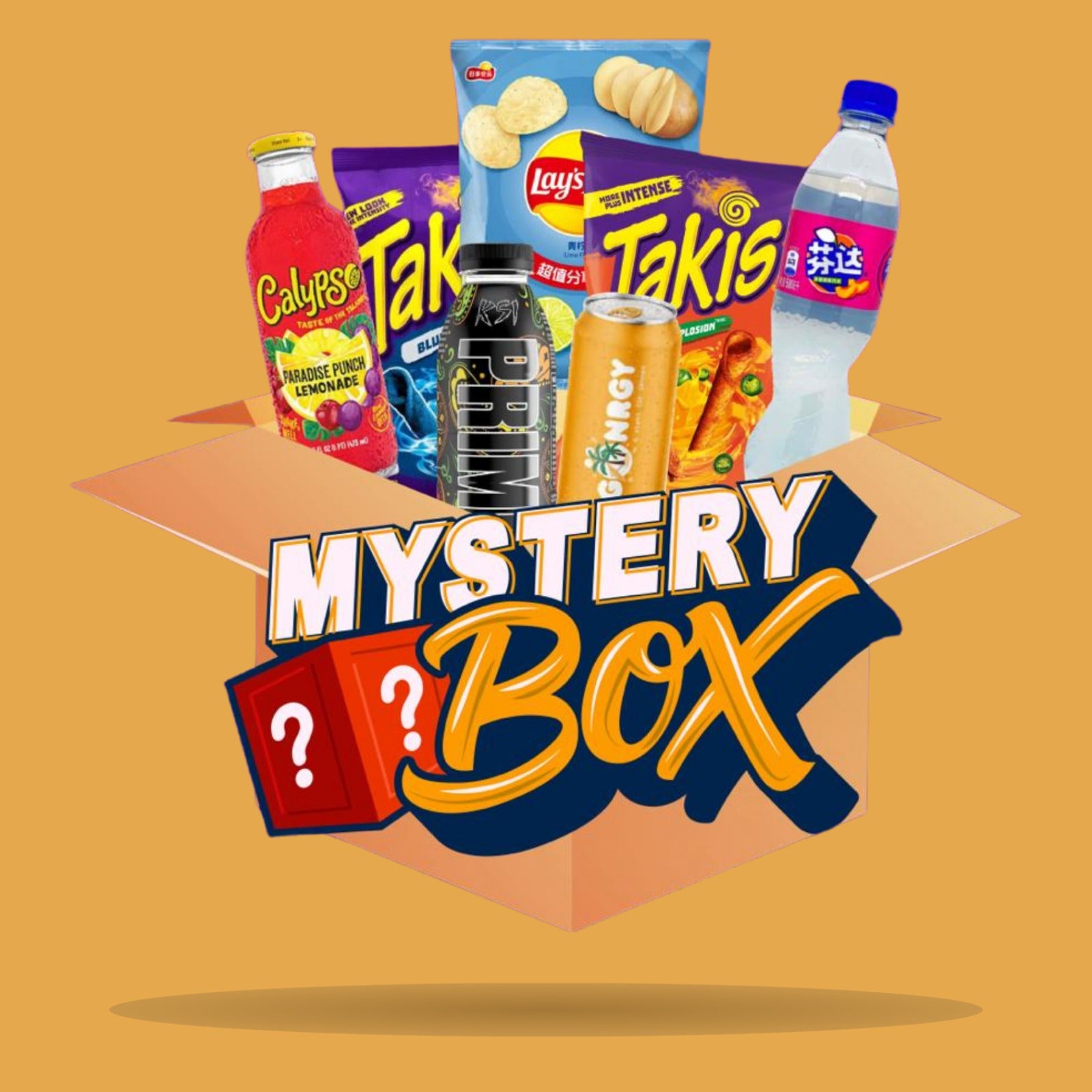 Entdecke mit unserer exklusiven Mystery Box eine Welt der Geschmacksvielfalt! Für nur 50€ erhältst du eine sorgfältig zusammengestellte Auswahl an internationalen Süßigkeiten, erfrischenden Getränken und herzhaften Snacks im Wert von 60€.