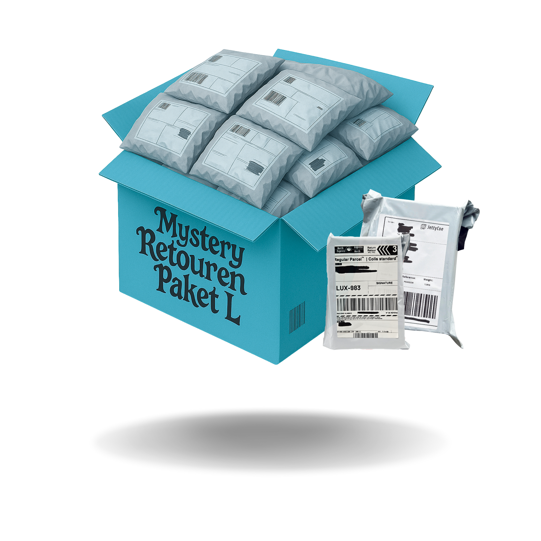 Retouren Pakete Box Large (10 Stück)