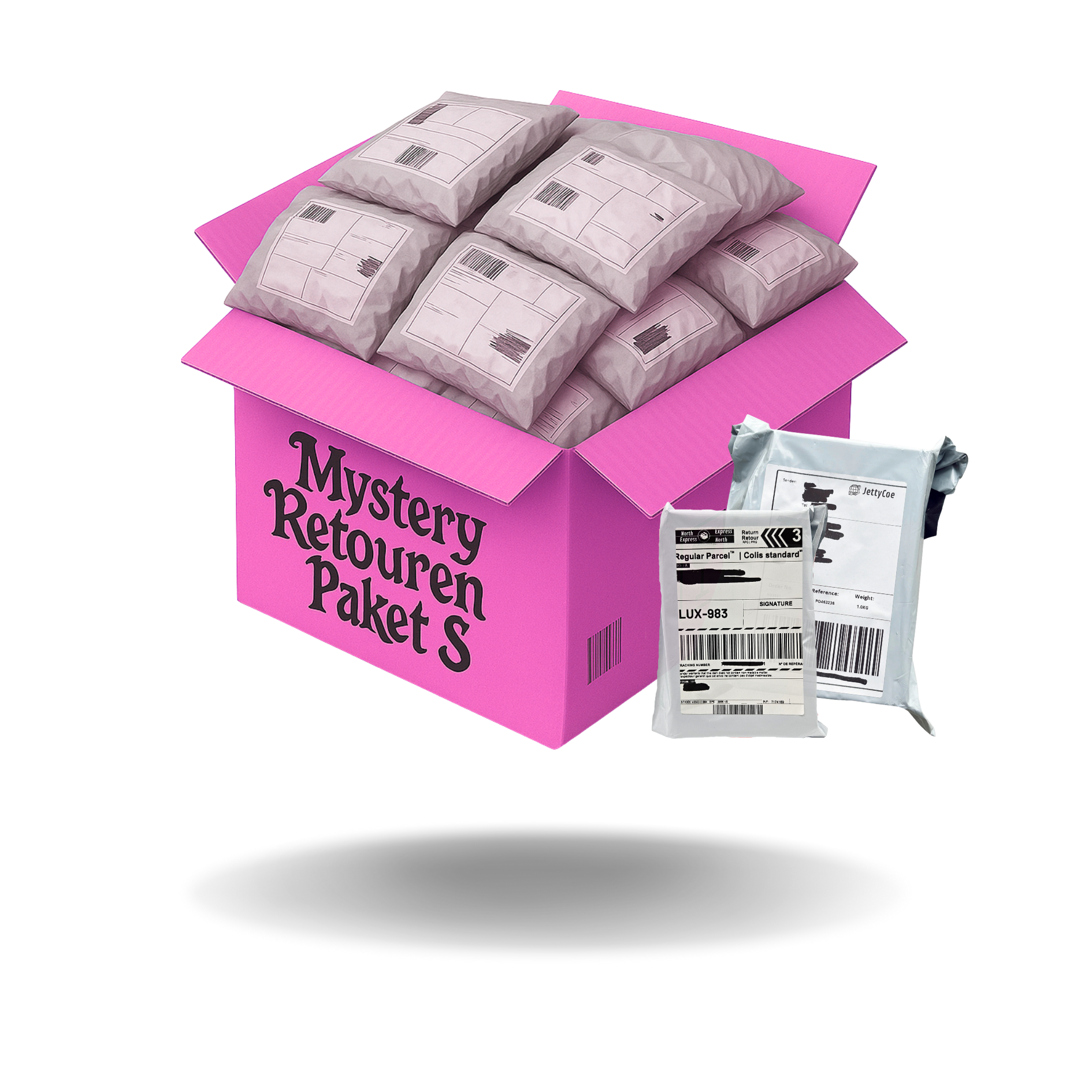 Retouren Pakete Box Small (3 Stück)