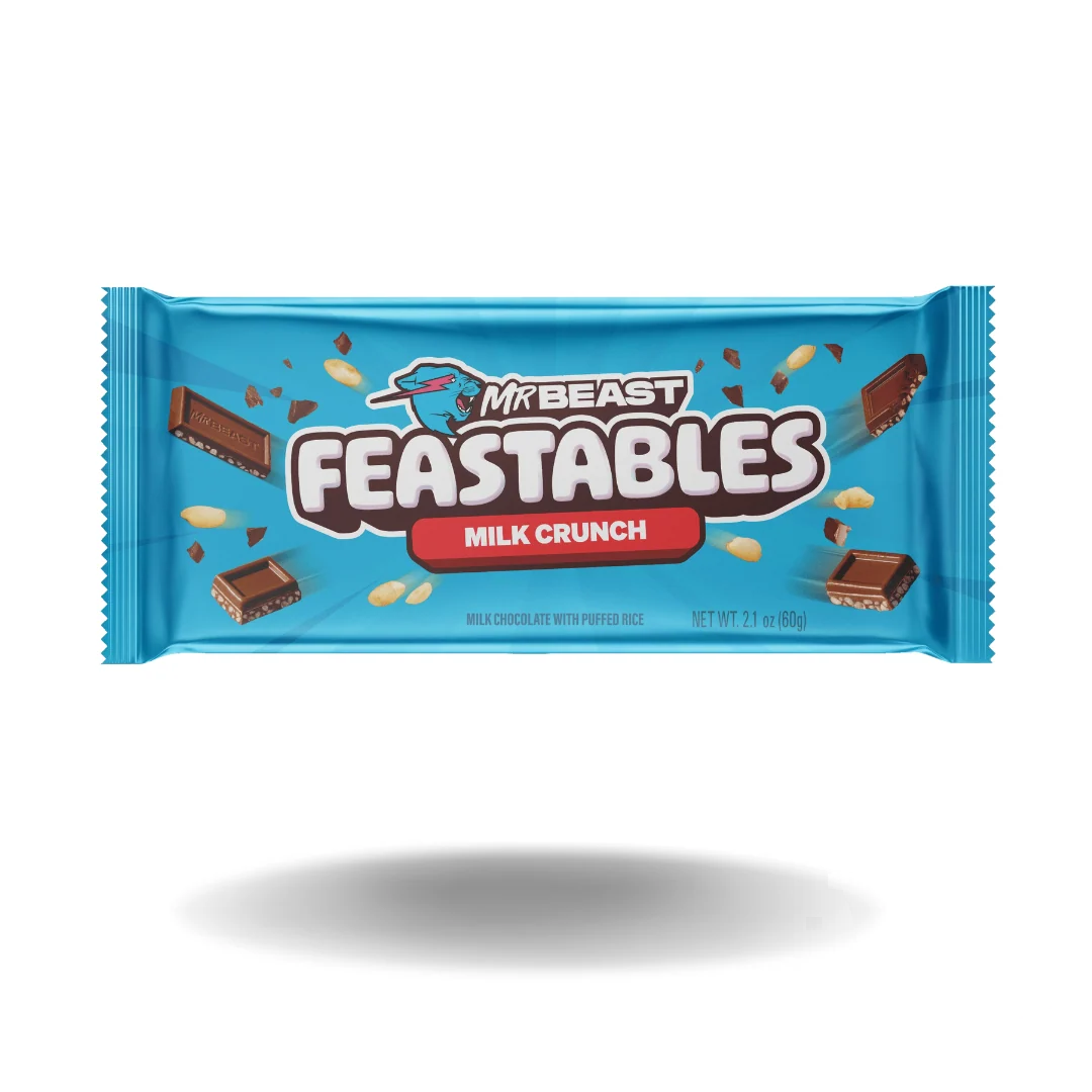 Feastables MrBeast Milk Crunch Bar 60g
