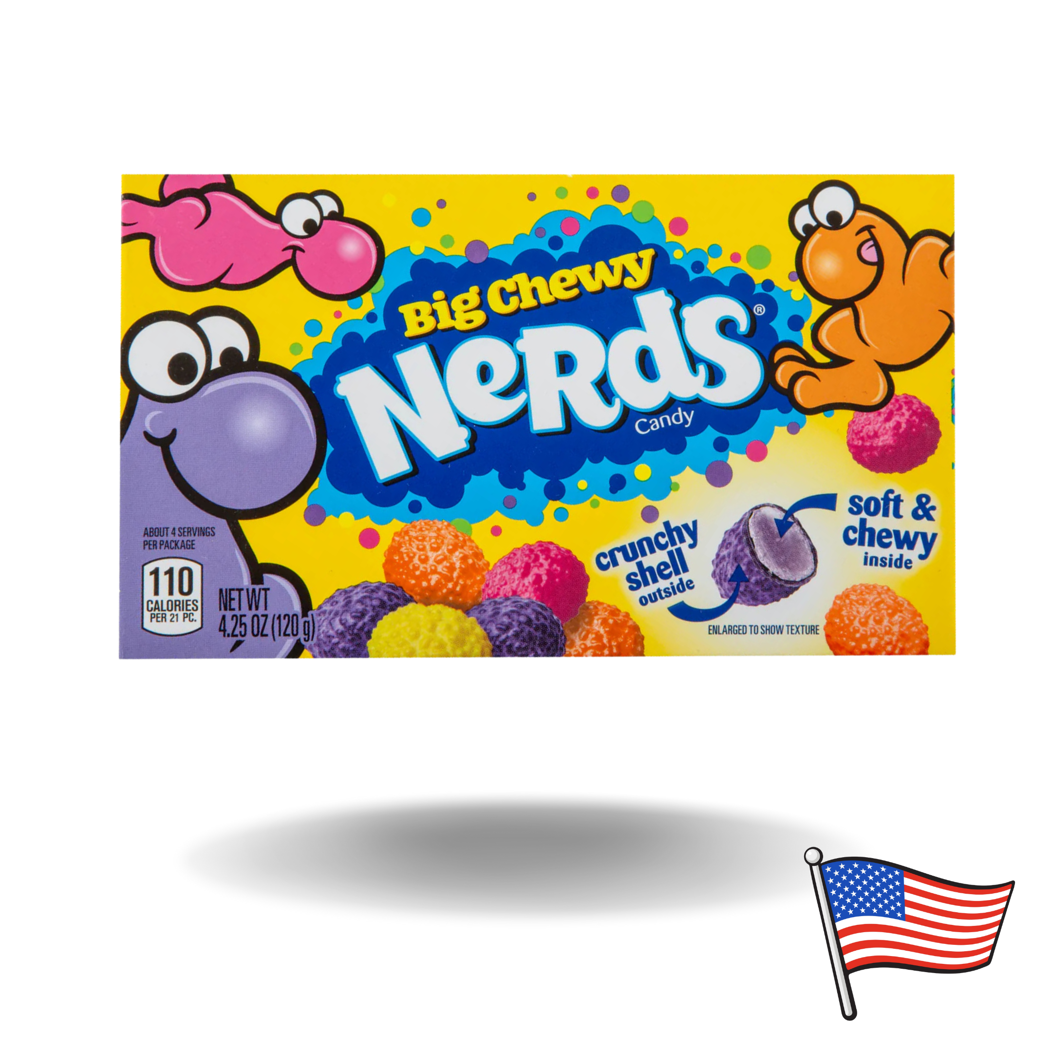 Nerds Big Chewy Candy 120g