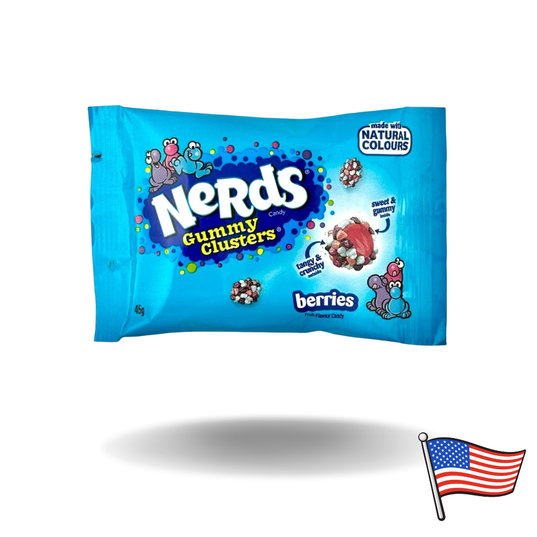 Nerds Gummy Cluster Berries Blue 45g