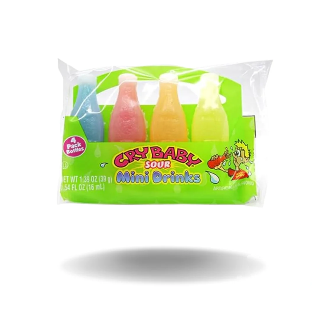 Nik L Nip Wax Candy Bottles Cry Baby Sour 39g