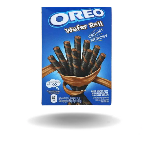 Oreo Waffle Rolls Chocolate 54g
