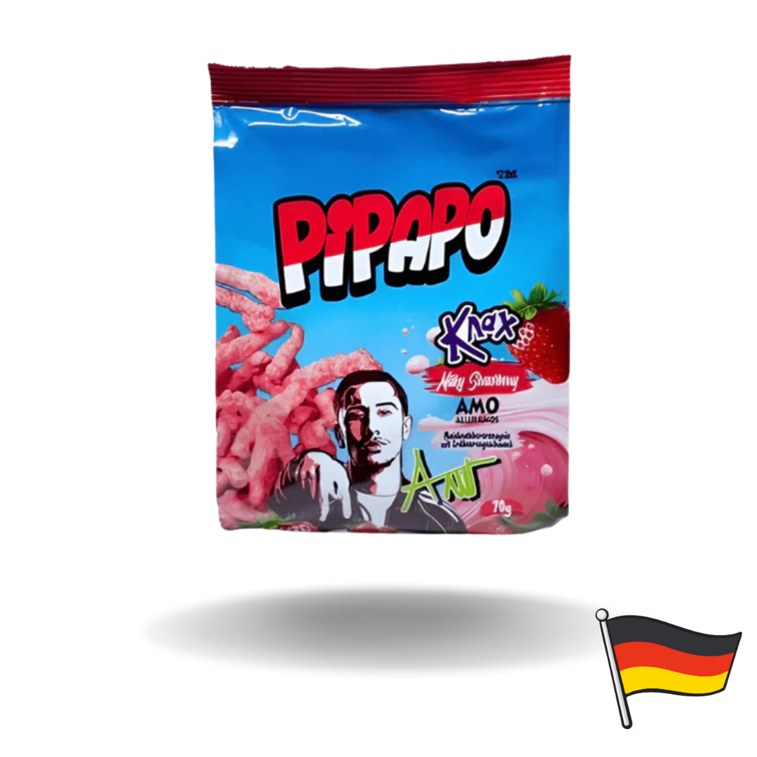 Pipapo Knax Chips Milky Strawberry 70g