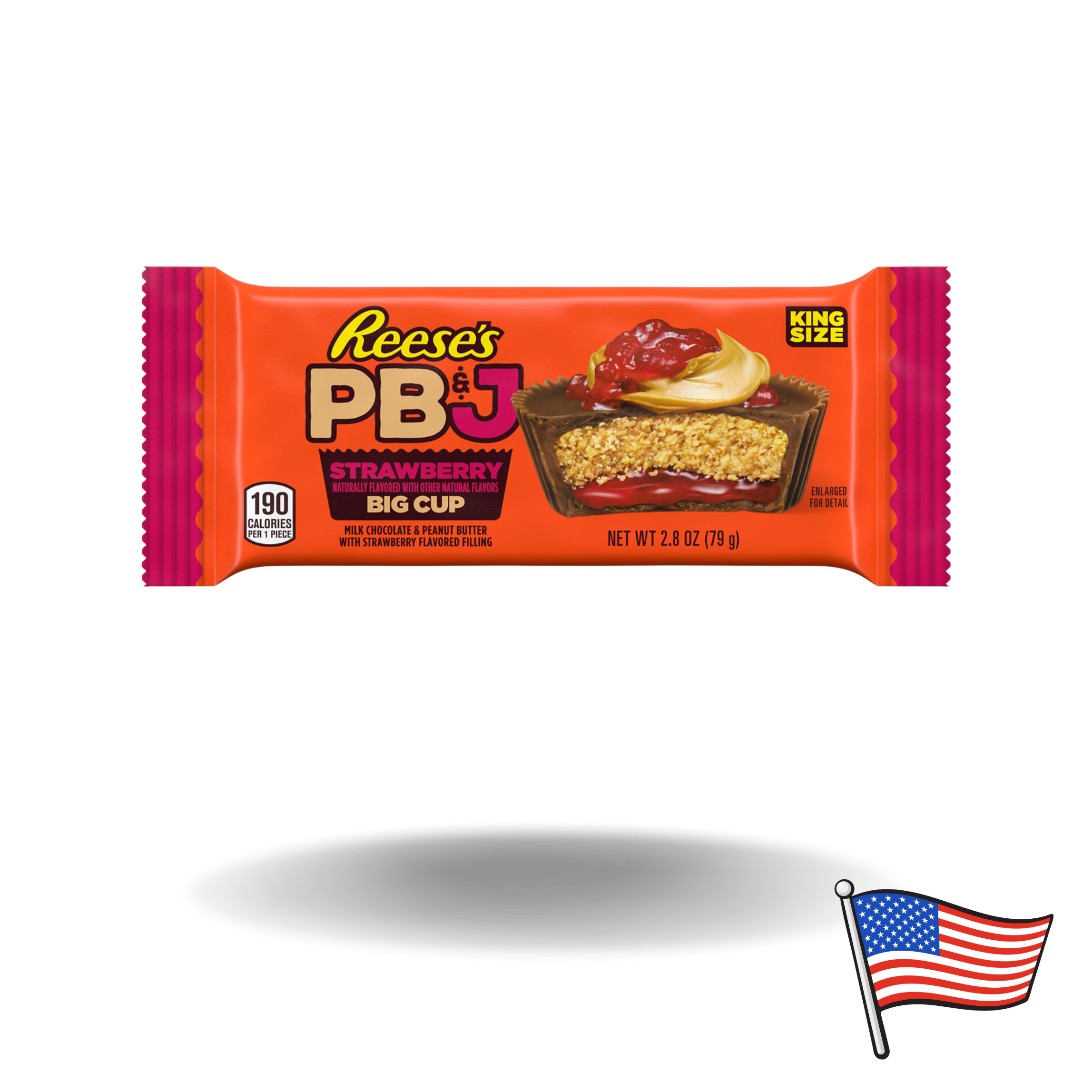 Reeses Strawberry Jelly Big Cup 79g