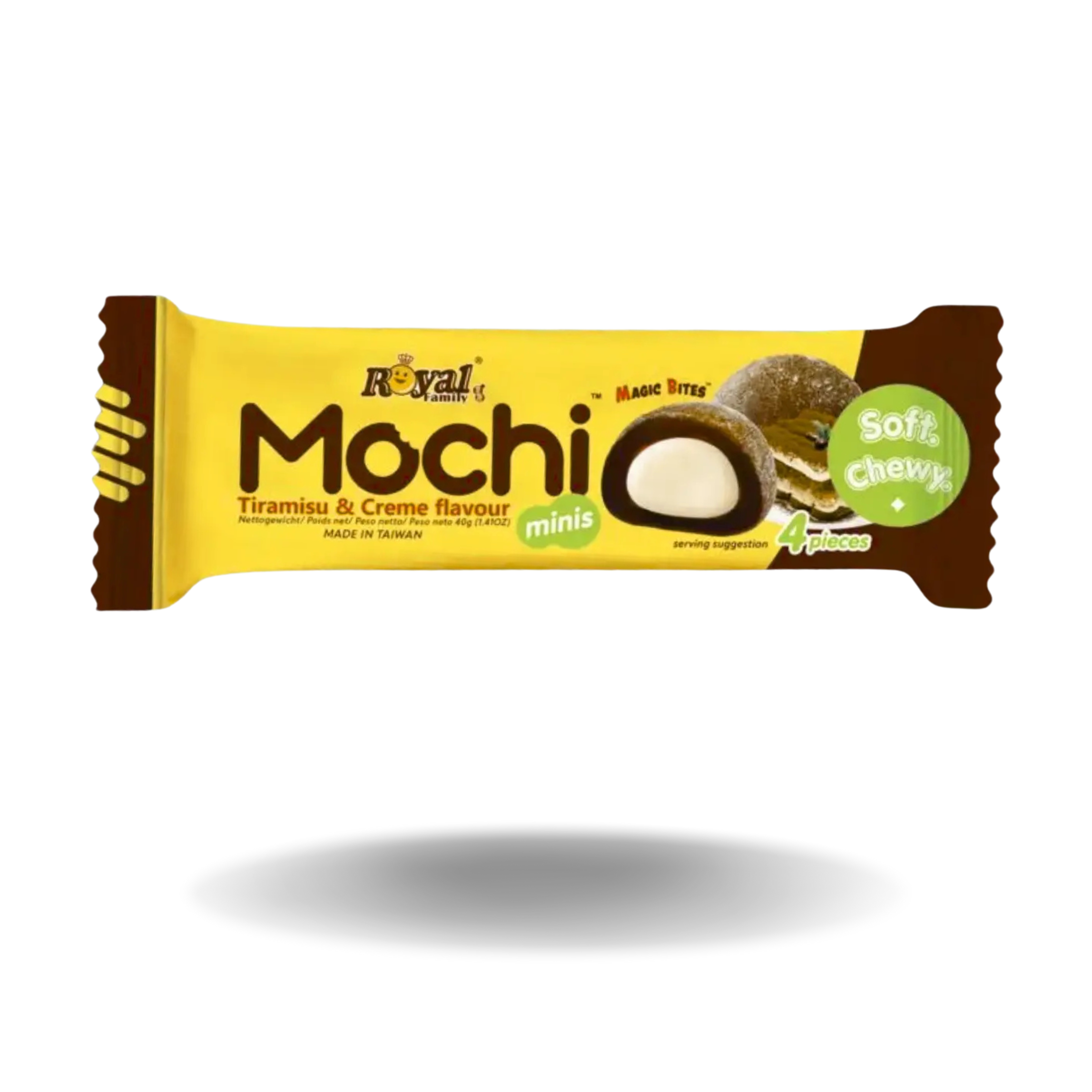 Royal Family Halal Mochi Mini Tiramisu & Creme 40g
