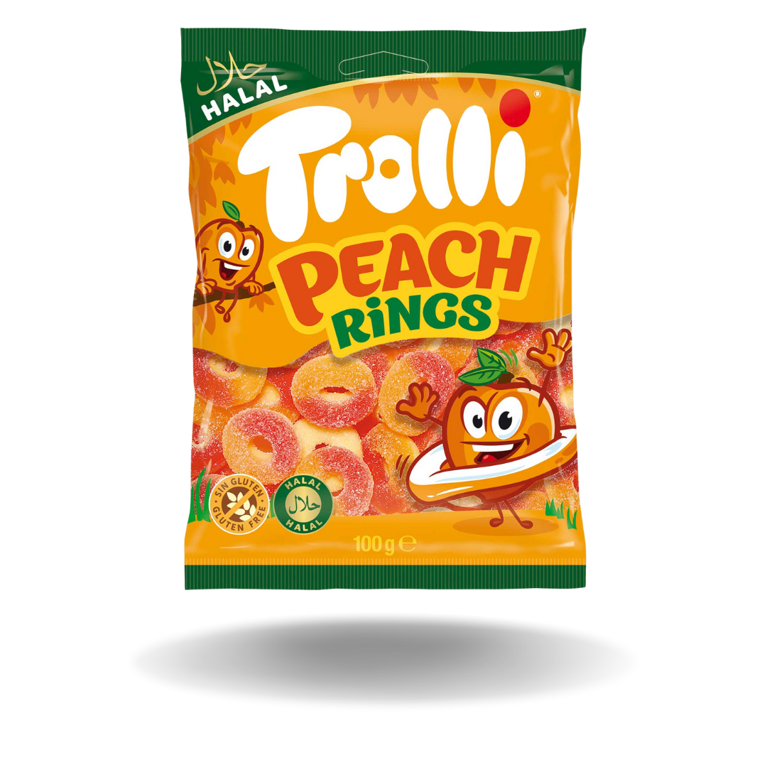 Trolli Peach Rings Halal 100g
