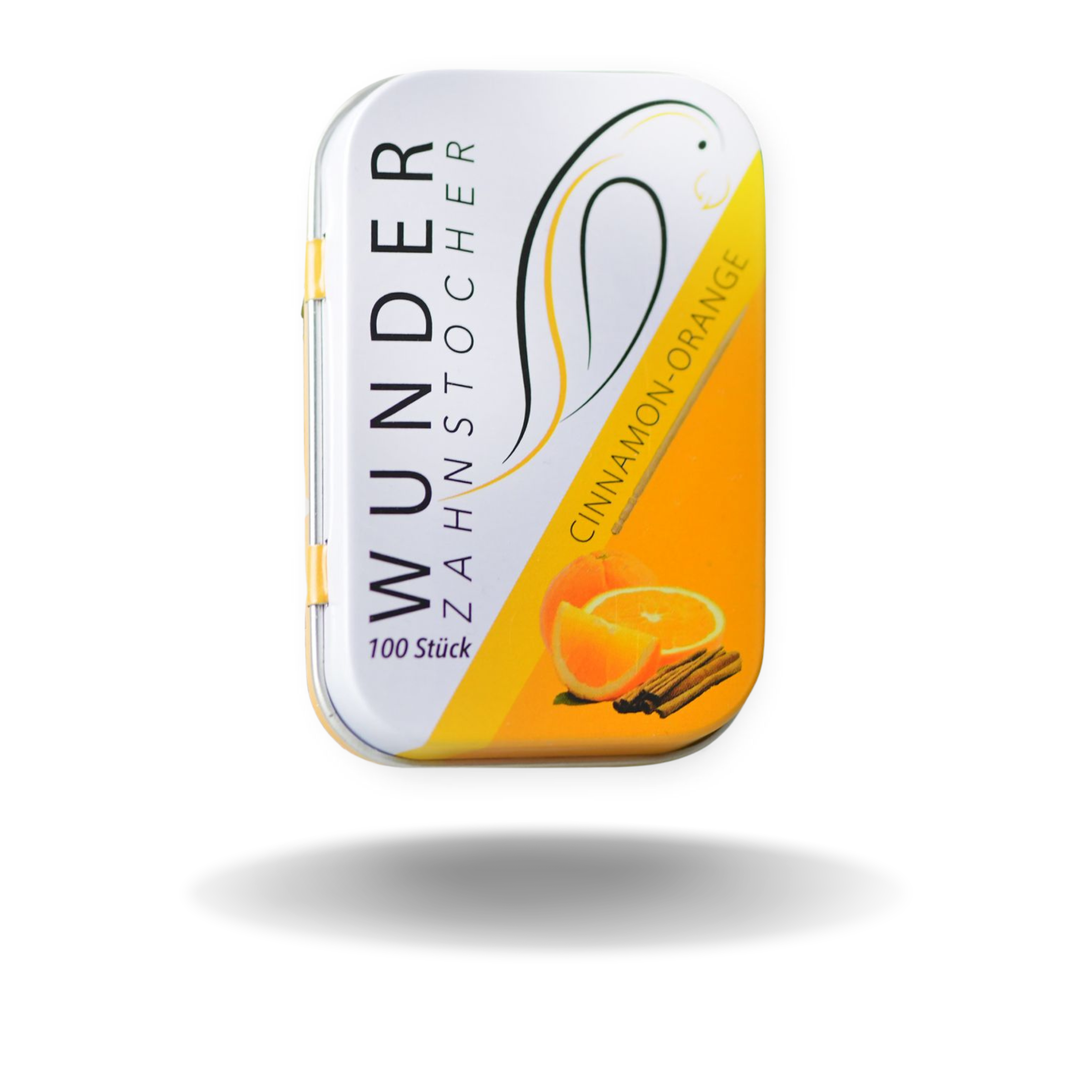 Wunder Zahnstocher Zimt Orange - 100 Zahnstocher mit Geschmack